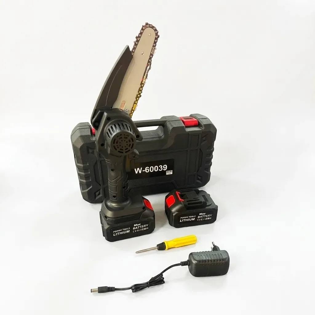 Sierra eléctrica 6'' inalámbrica 2 baterías 98V