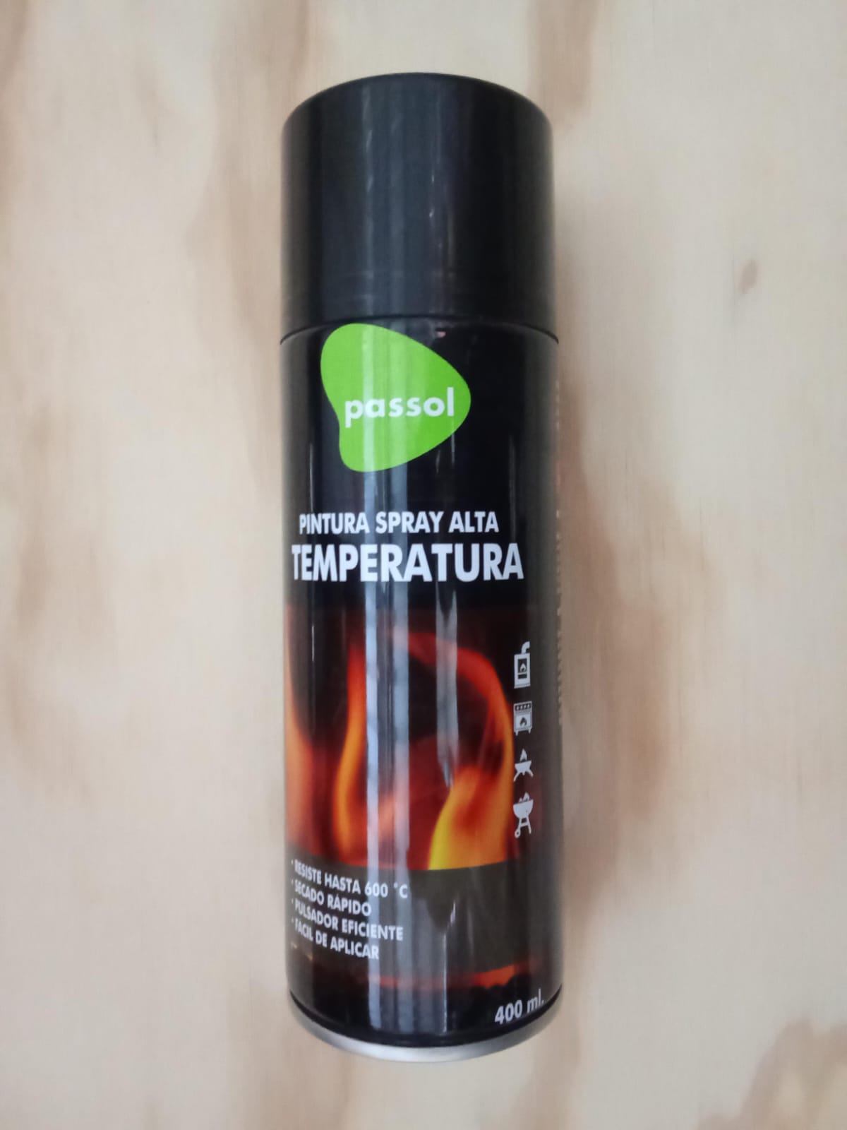 Pintura spray alta temperatura - passol