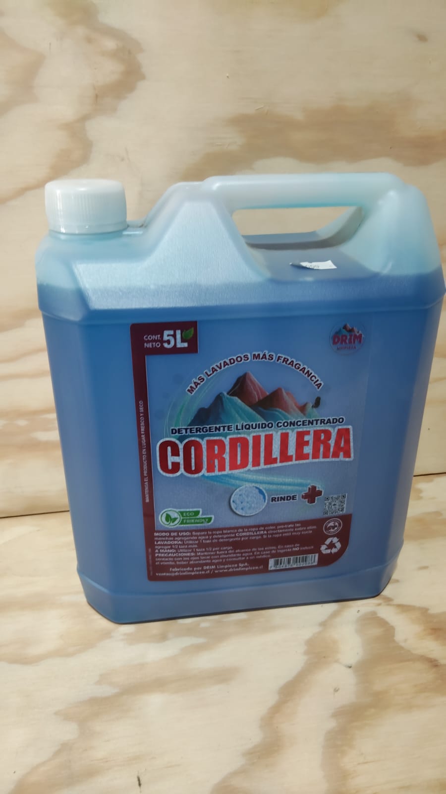 Detergente cordillera