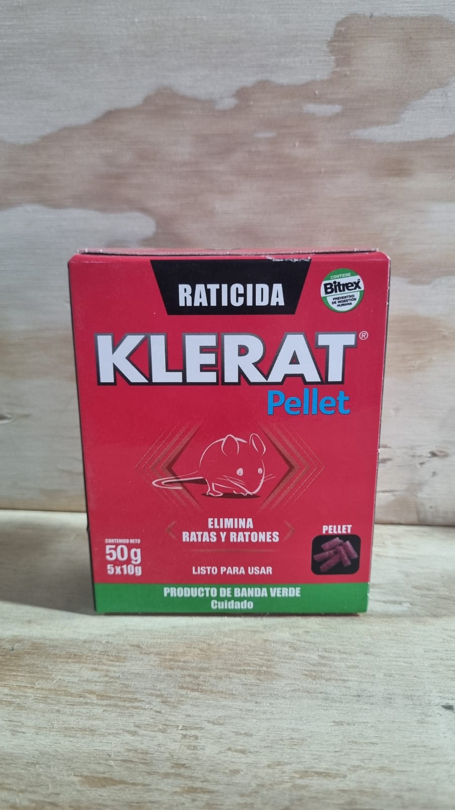 Raticida pellet 50g