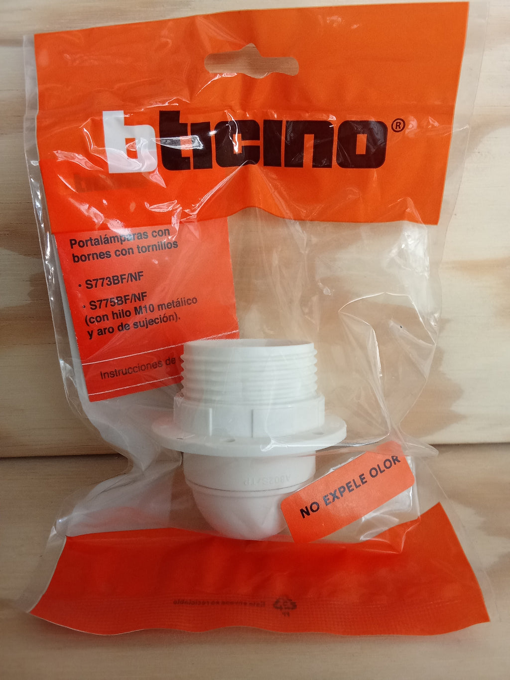 Soquete Portalámparas Tornillo Blanco - 250V