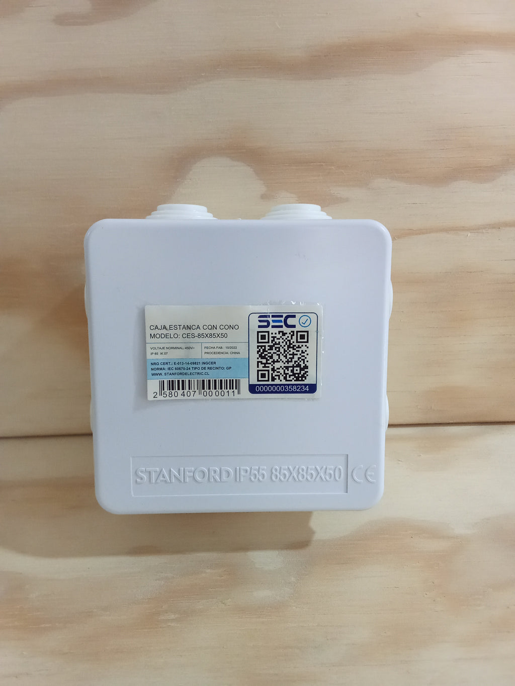 Caja Estanca Con Cono 85X85X50