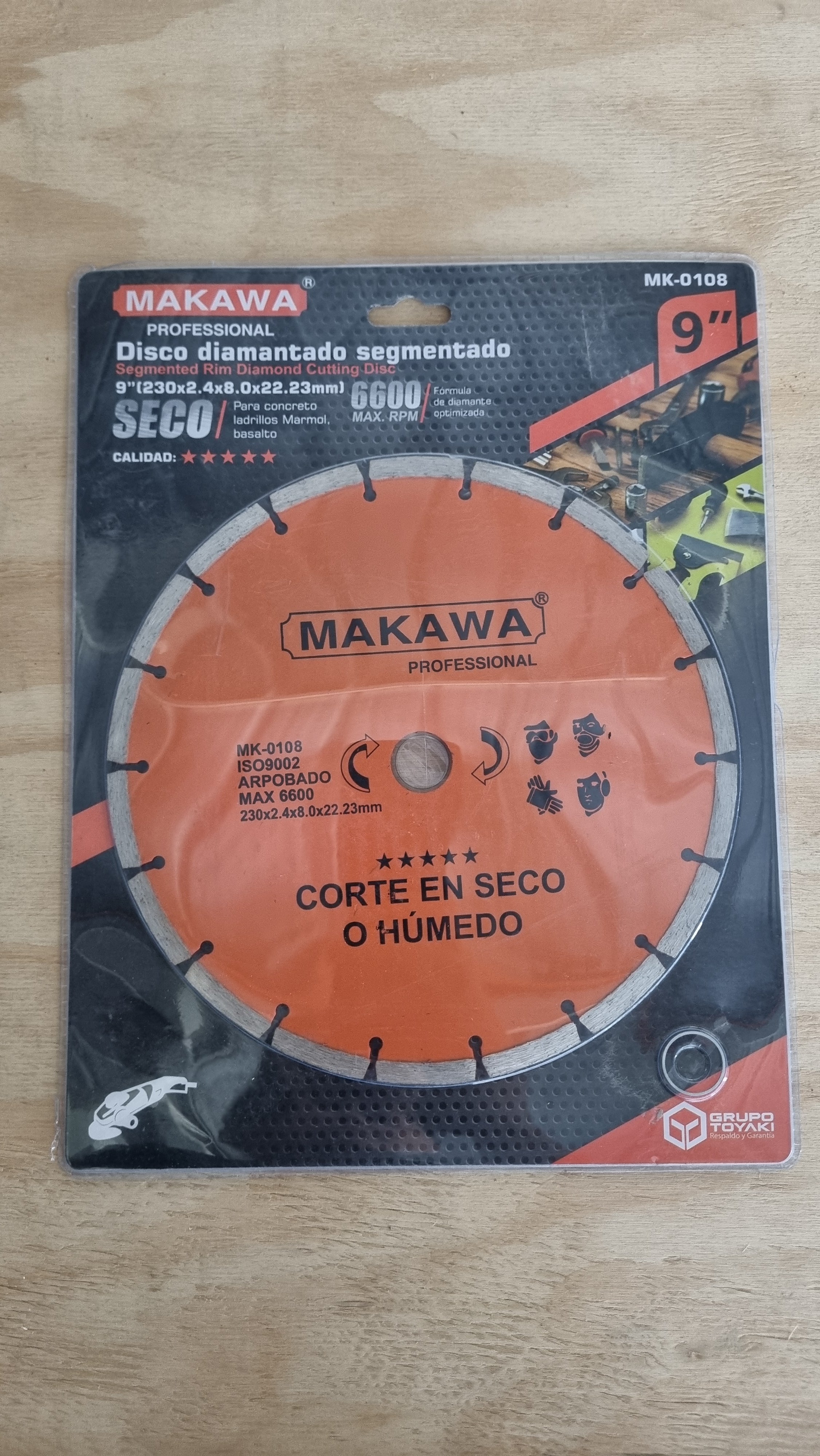 Disco Diamantado Segmentado 9"