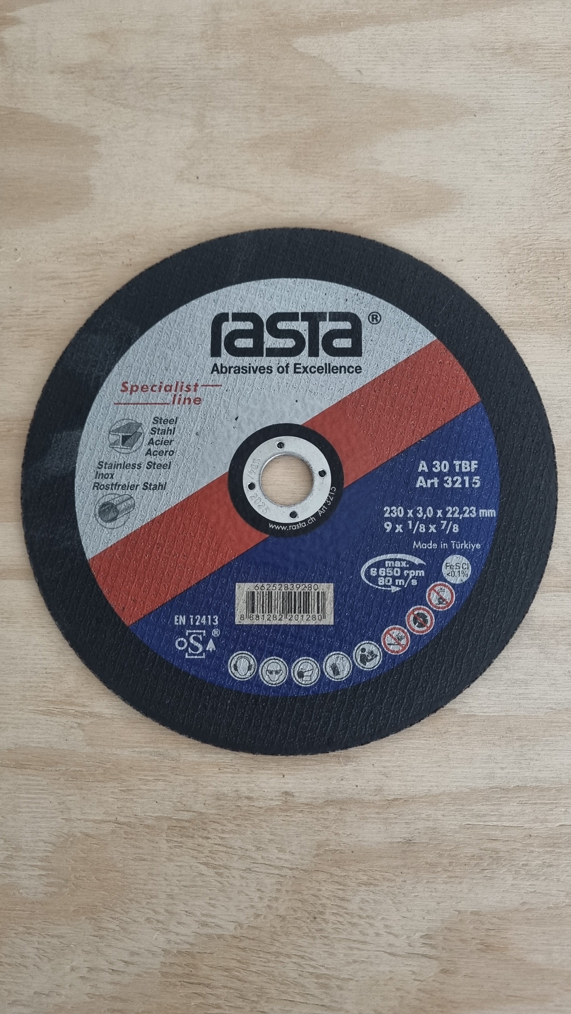 Disco De Acero 9"