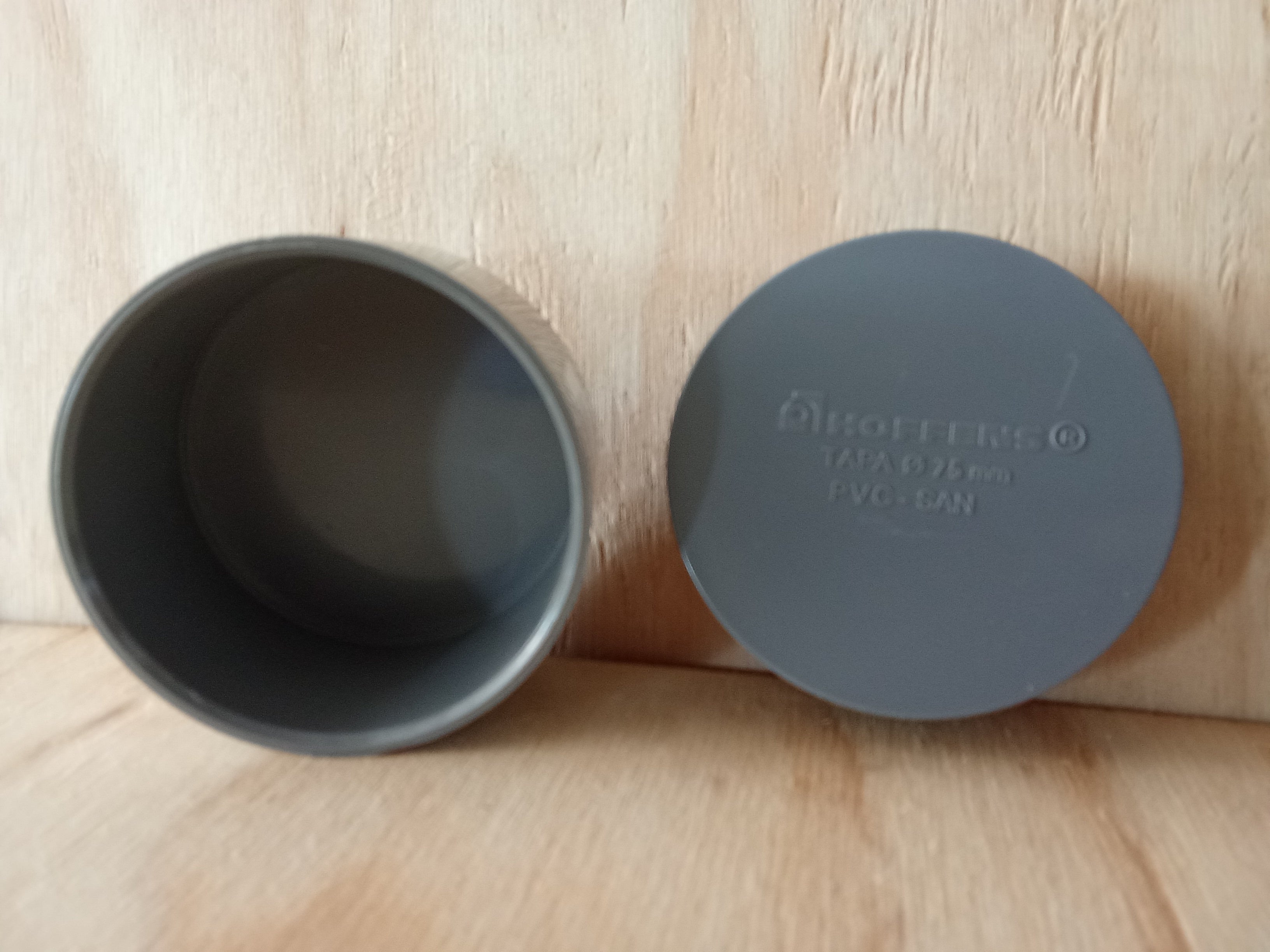 Tapa Sanitaria PVC 75mm