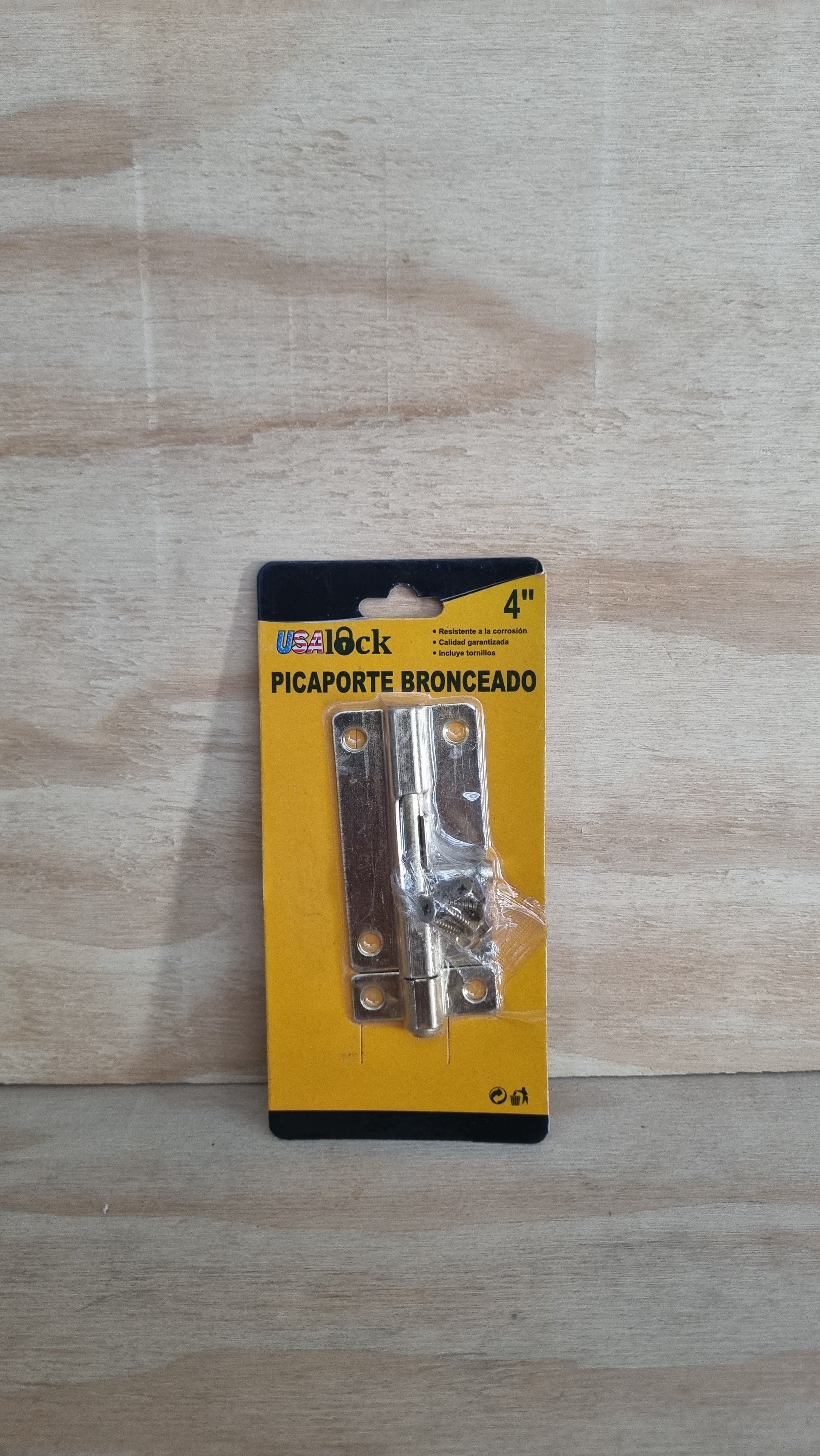 Picaporte Bronceado 4"