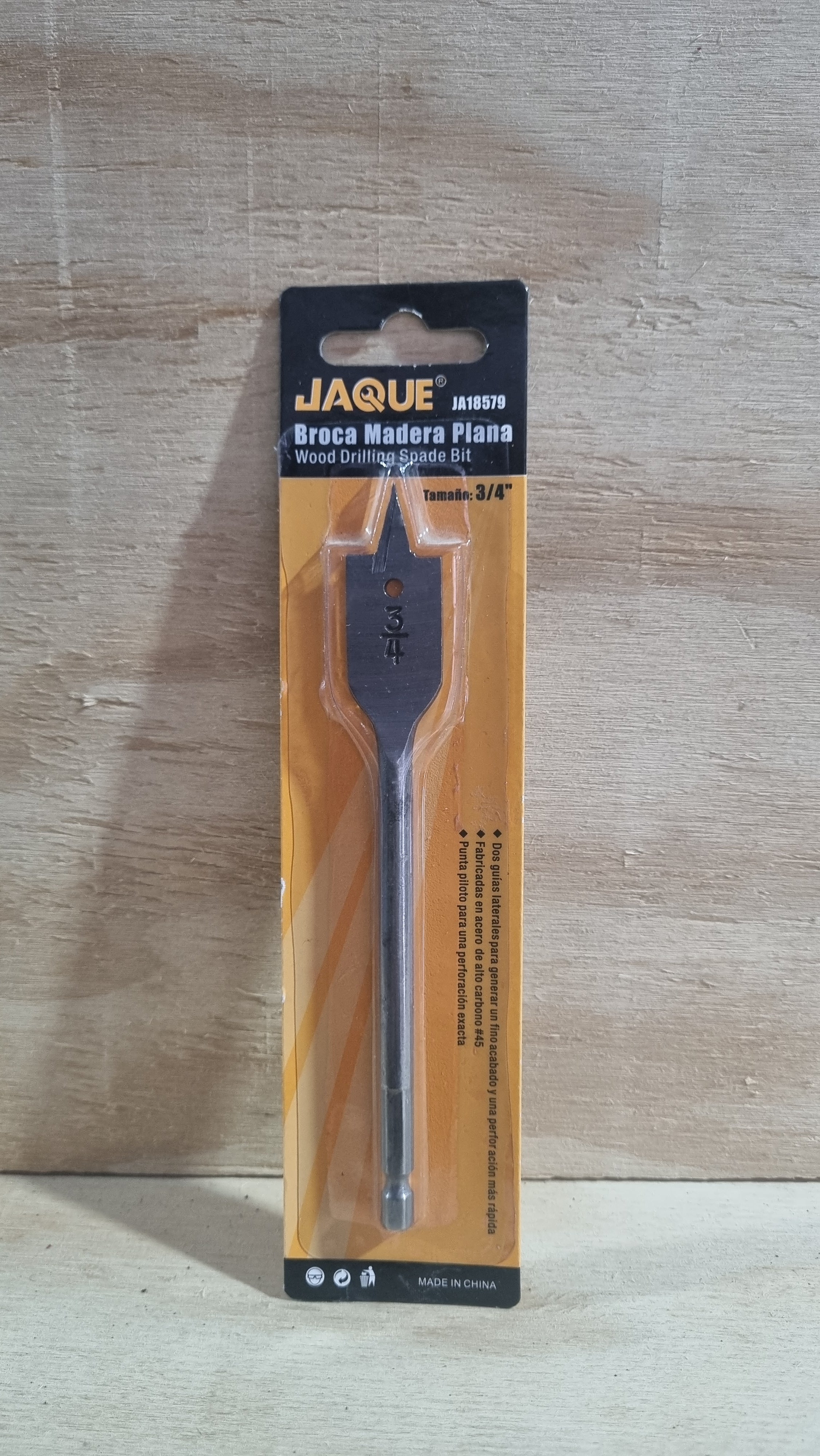 Broca madera plana 3/4"