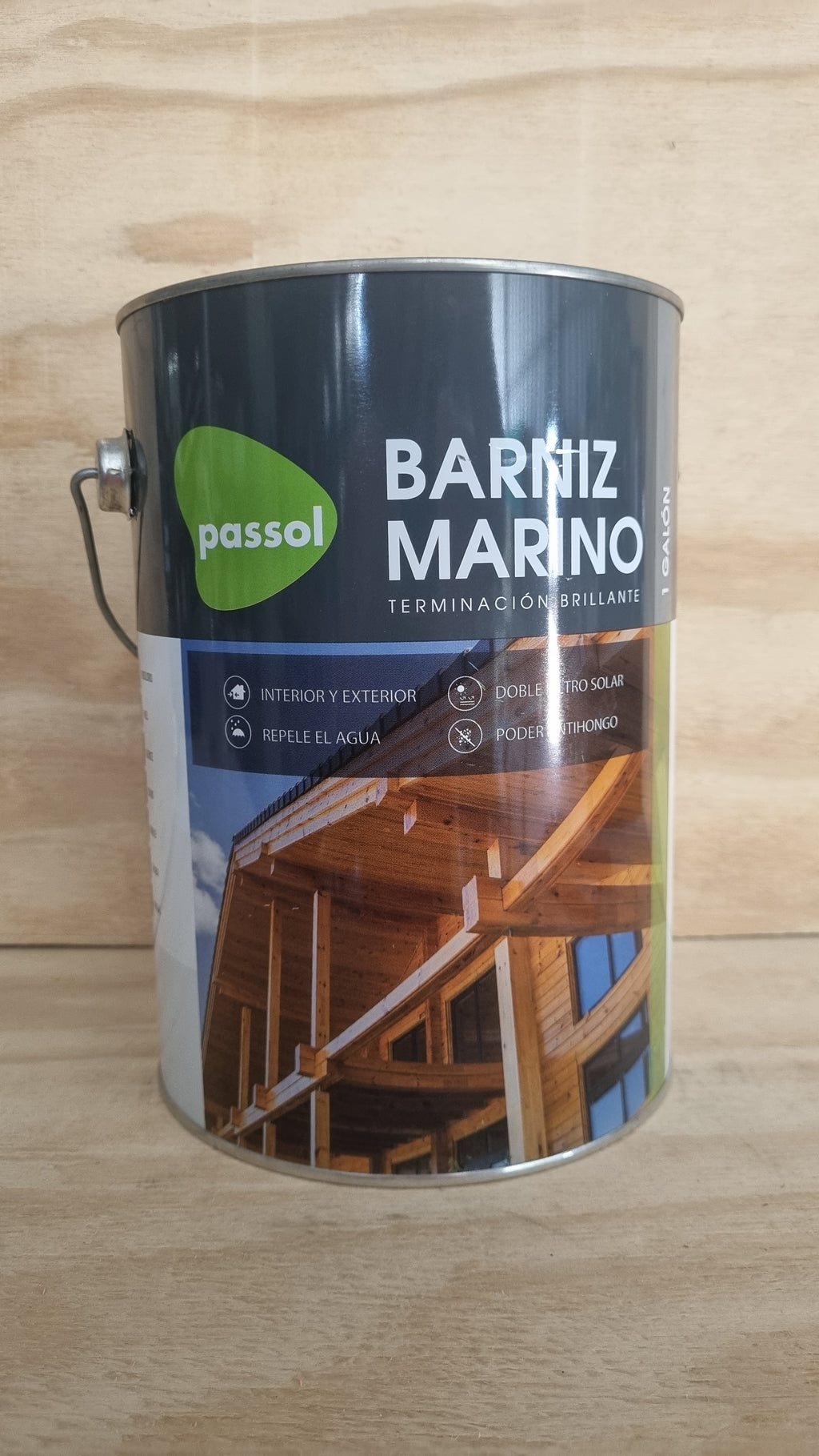 Barniz Marino Miel - 1 Galón