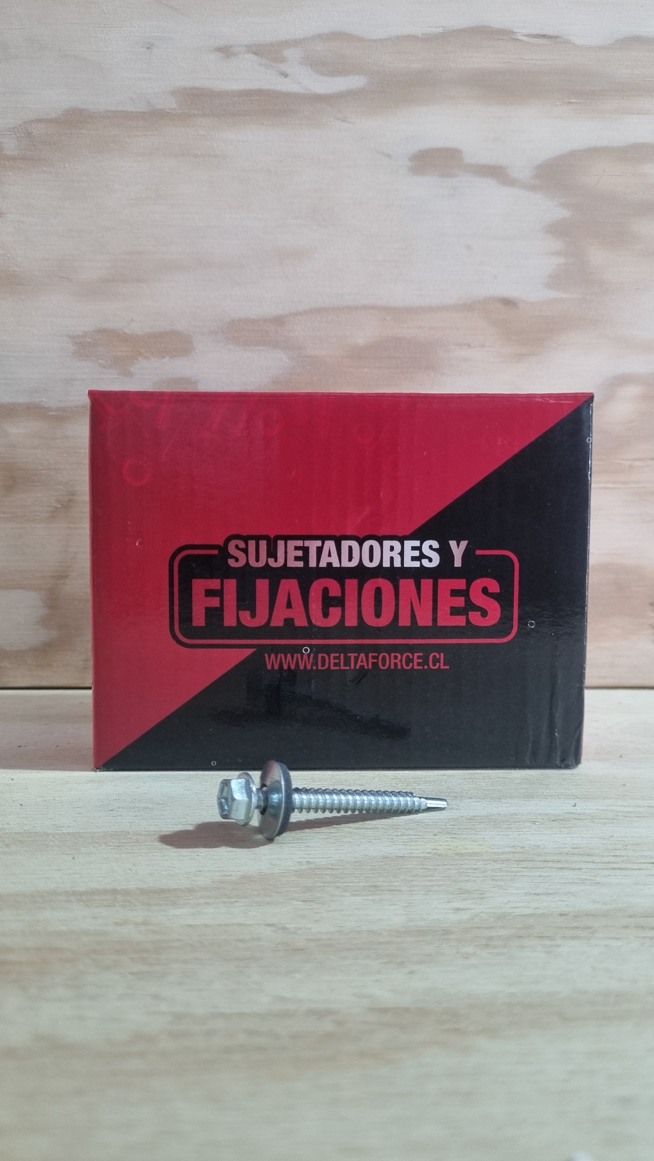 Tornillos hexagonales punta broca 12 x 2" - 100 piezas