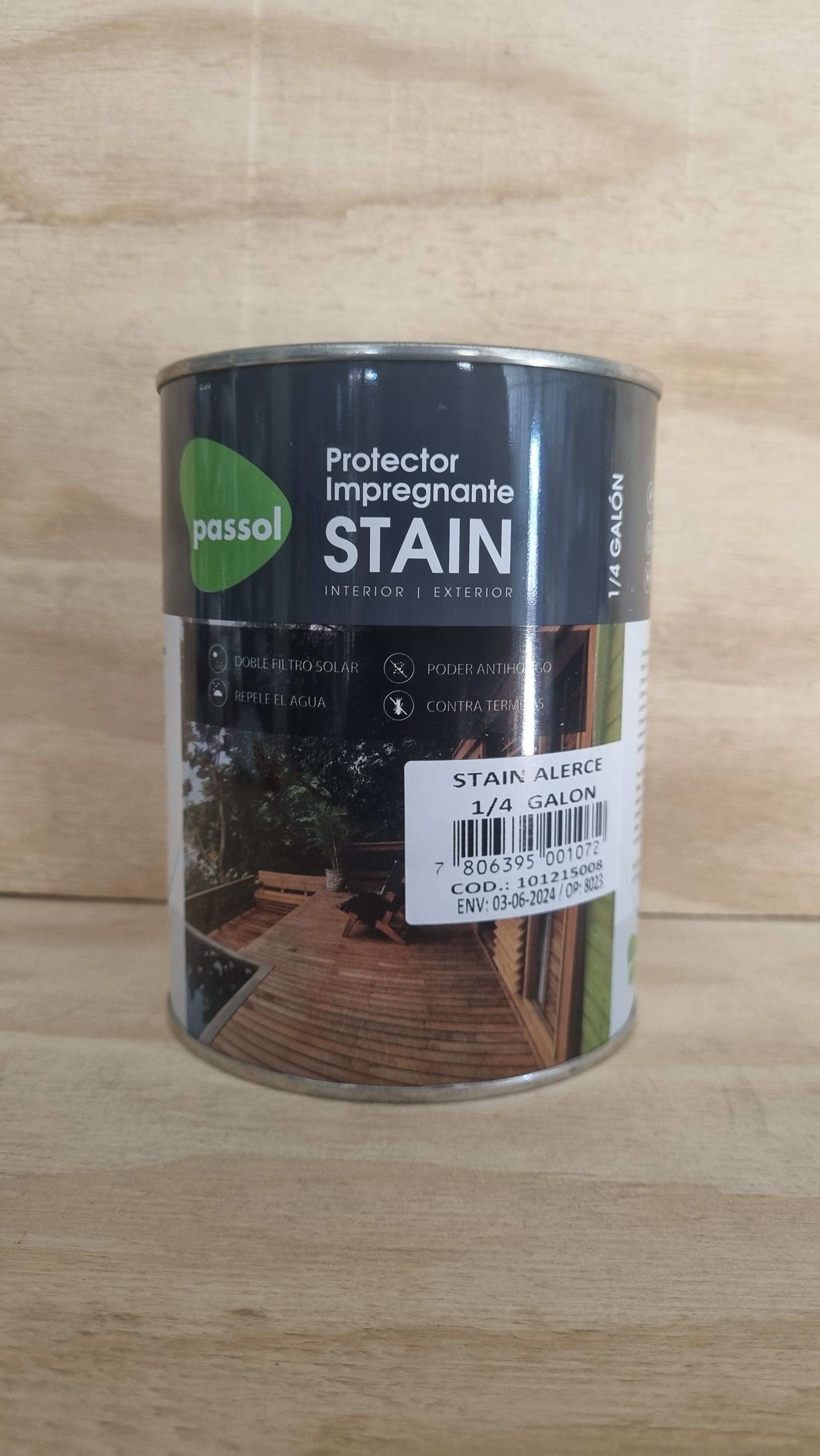 Protector Stain alerce - 1/4 galón