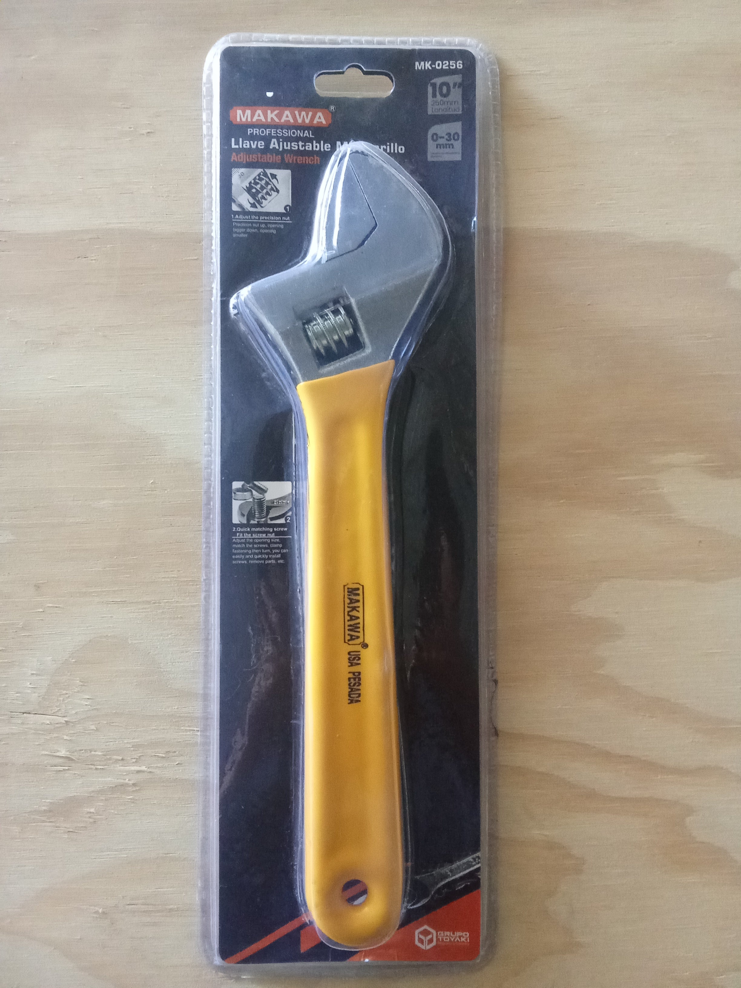Llave Ajustable 10"/ 0-30mm