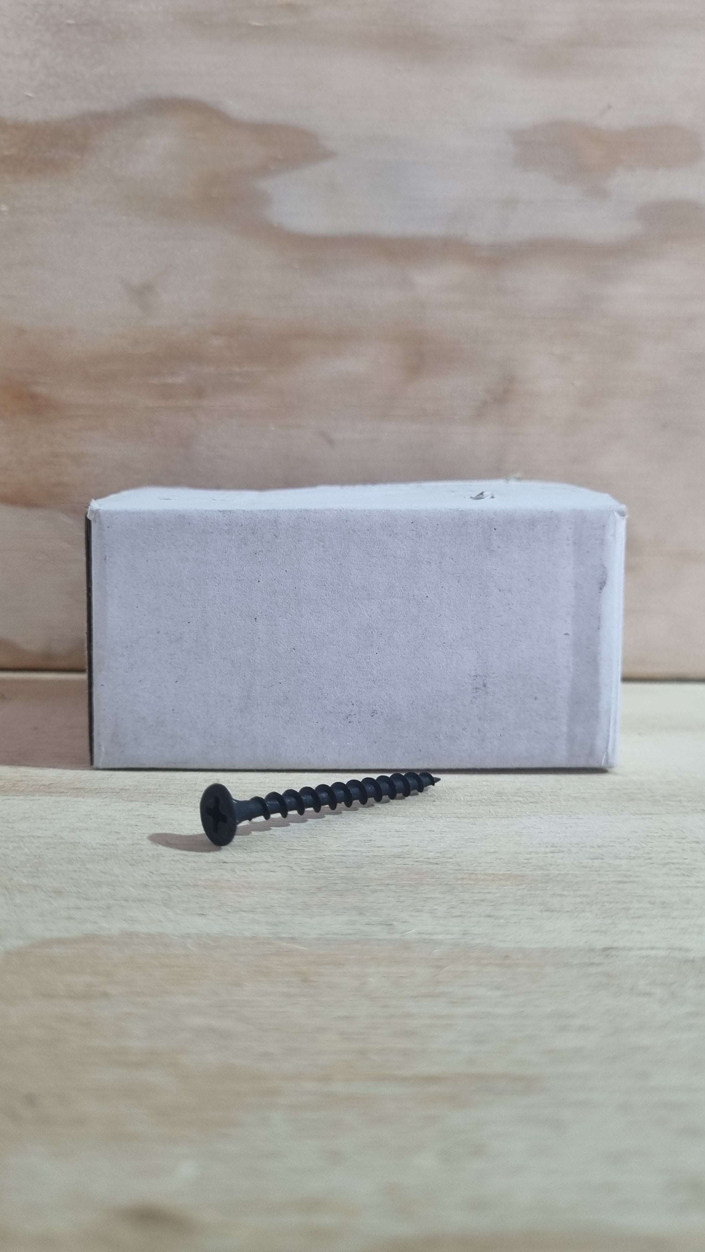 Tornillos rosca negros 6 x 1⅝ - 100 piezas