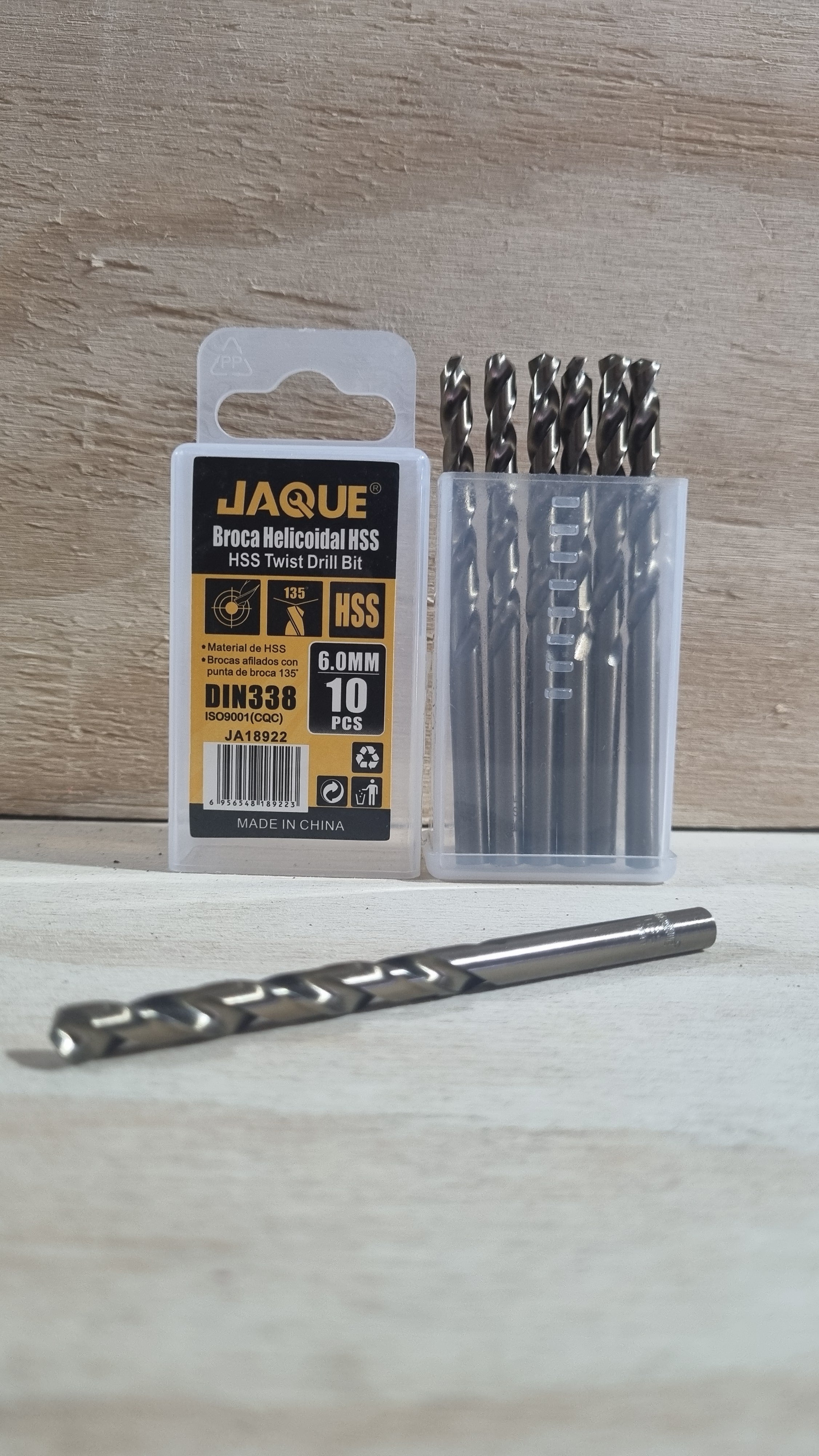 Broca metal 6.0mm 1 unidad
