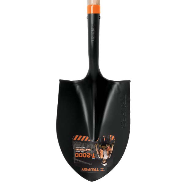 Pala Redonda Con Mango de Madera Truper