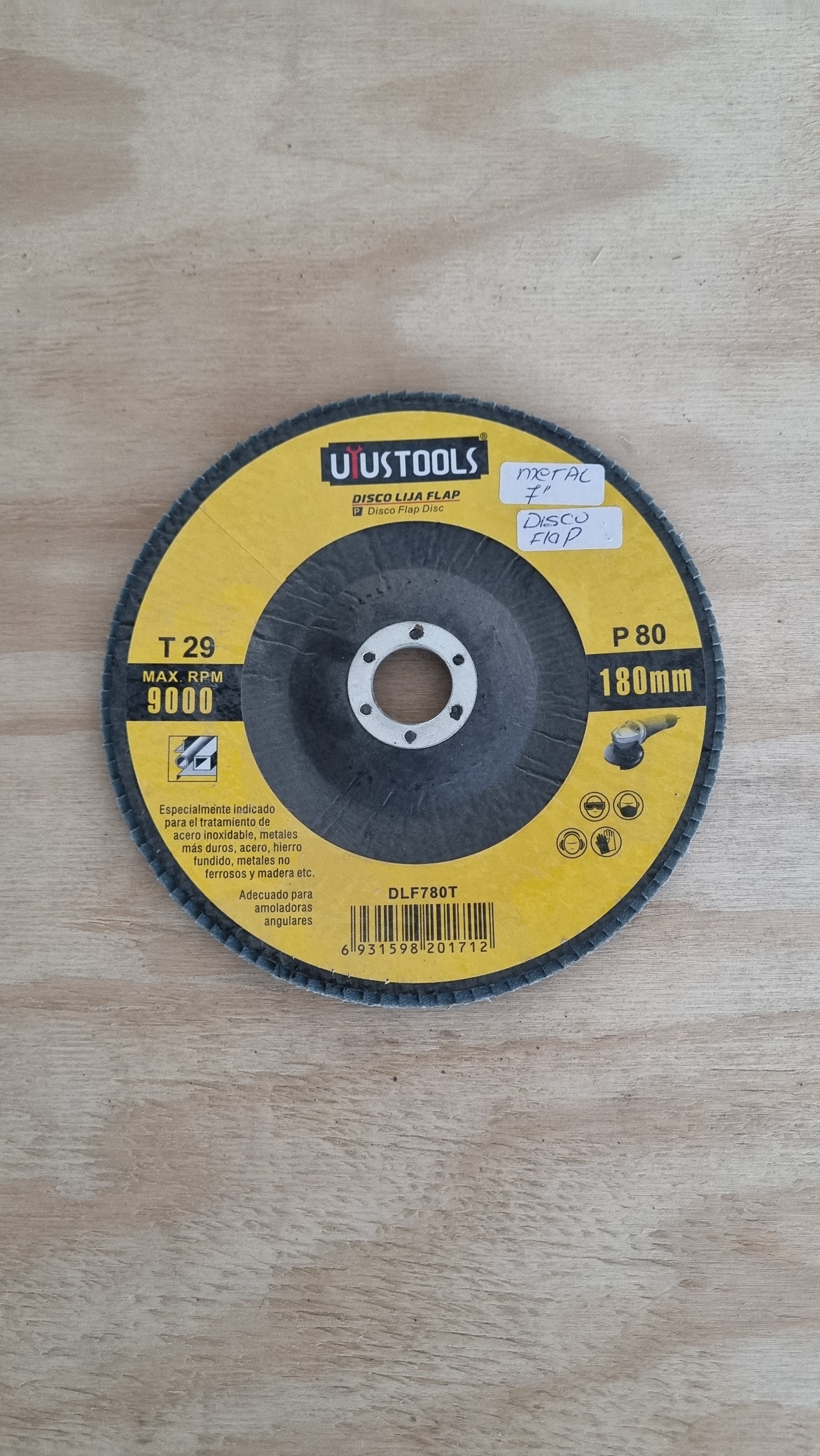 Disco Flap Metal 7"