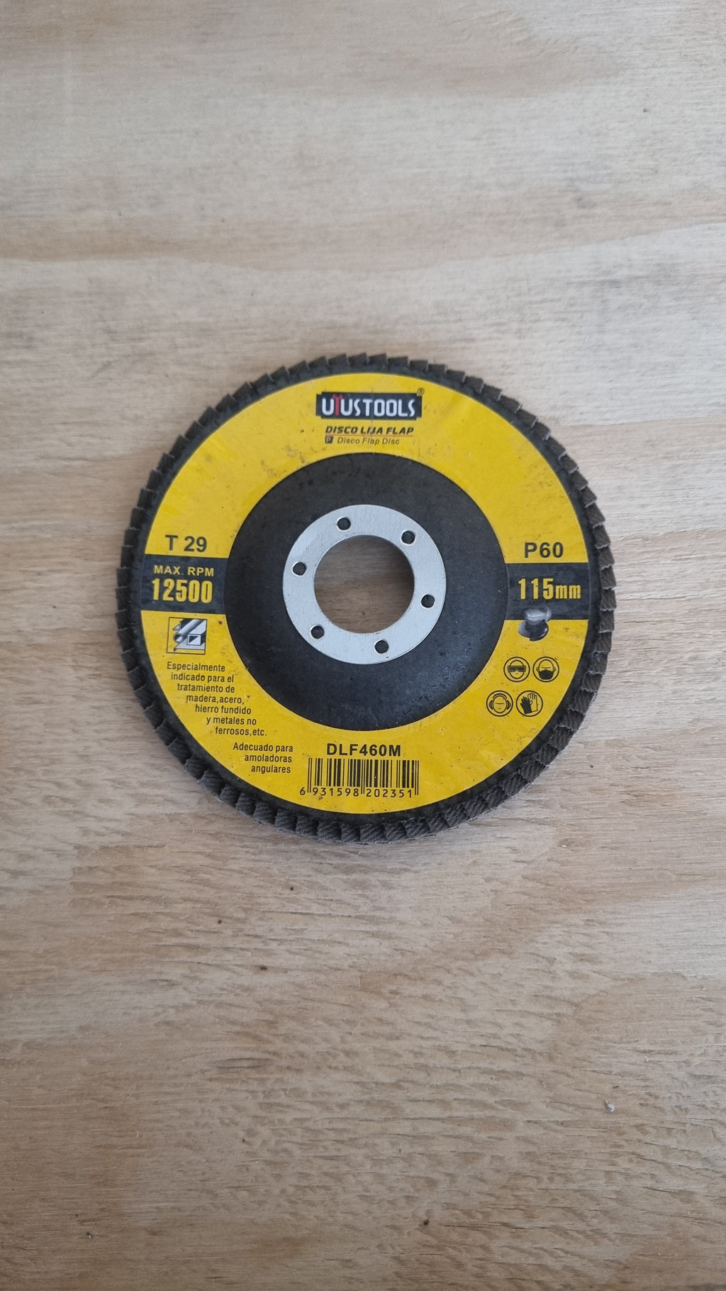 Disco De Lija Para Madera 4½