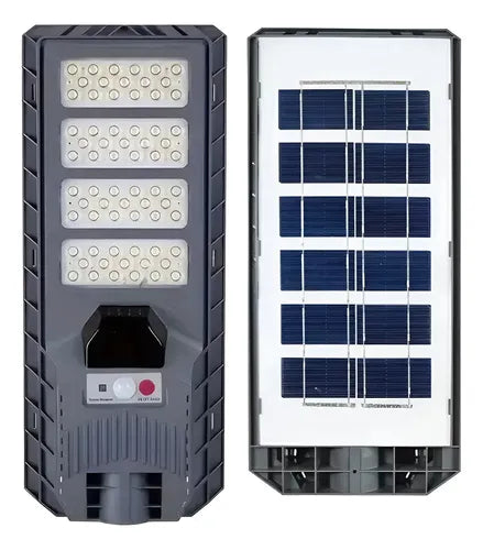 Foco Led Solar 400W + Soporte y Control Remoto -150x60x360