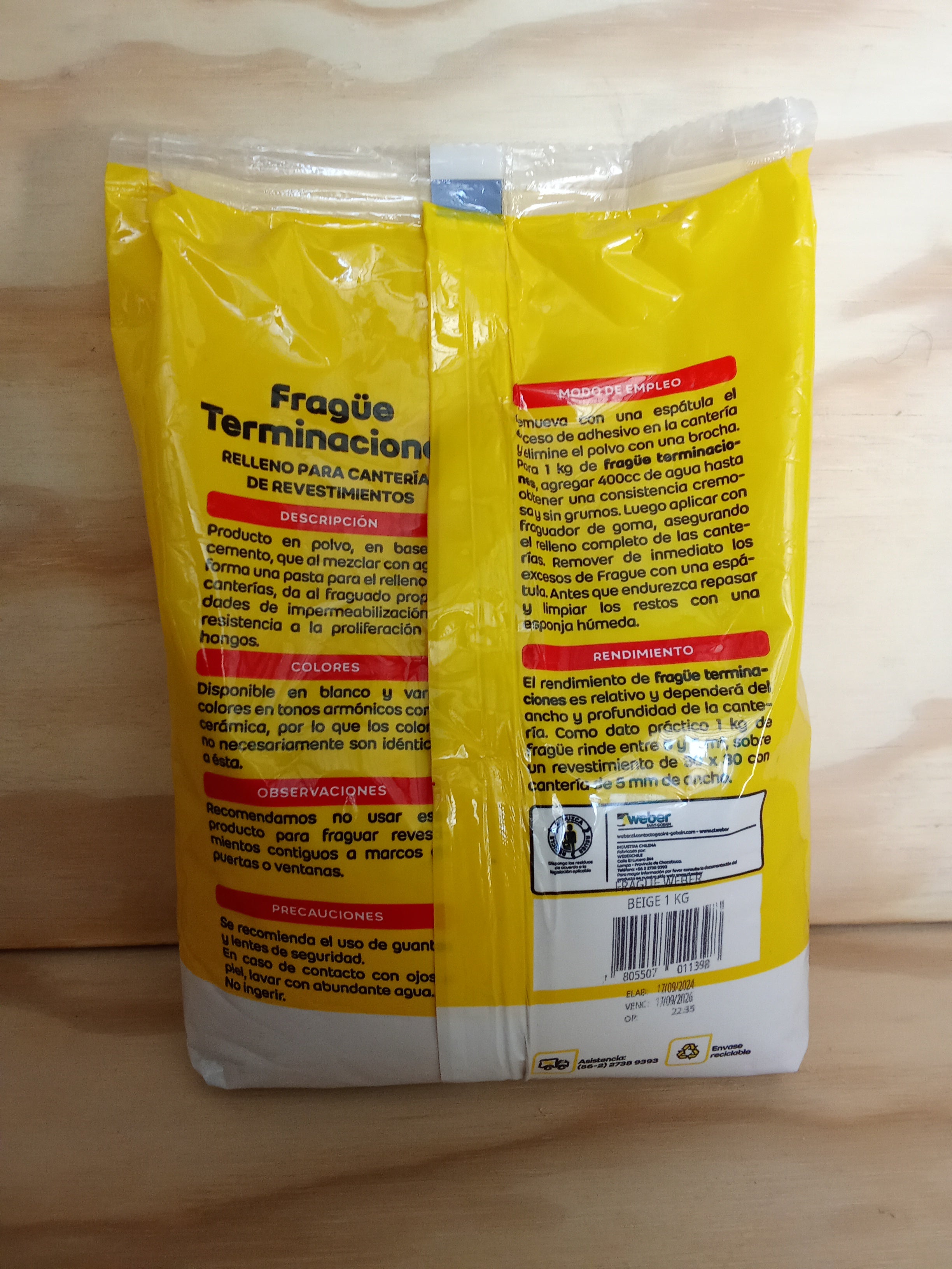 Fragüe Weber - Beige 1 Kilo