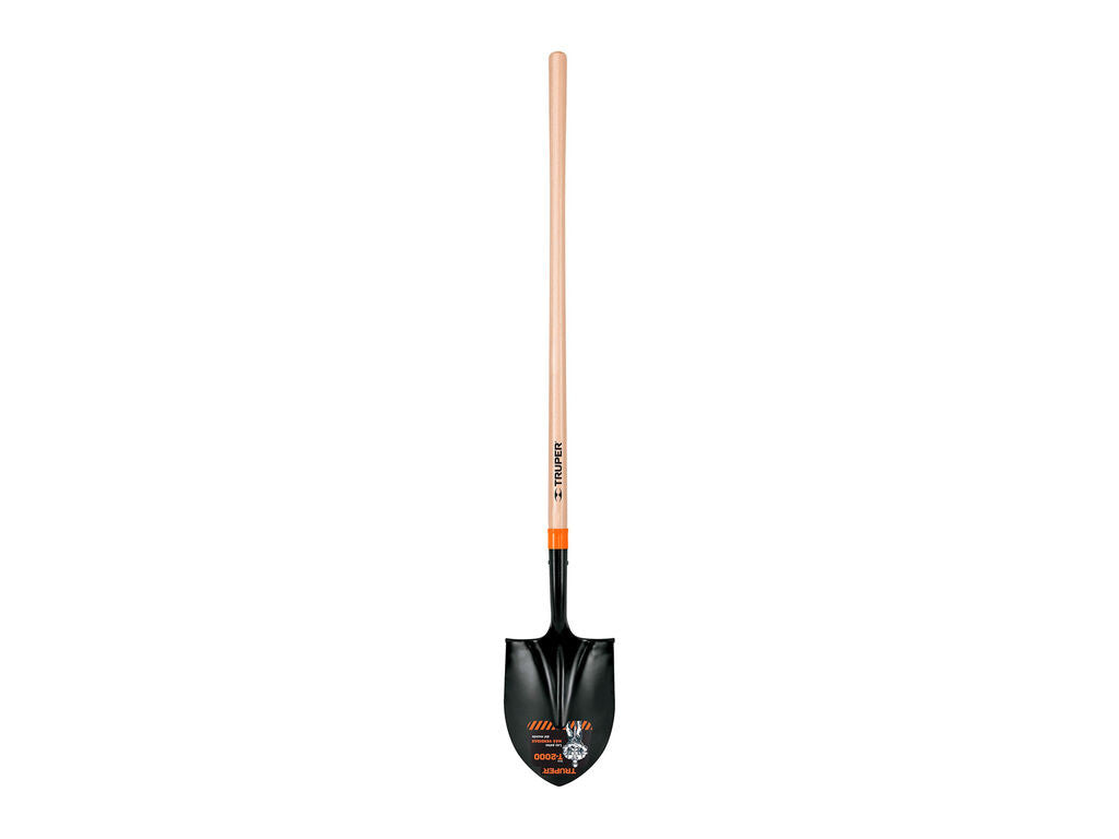 Pala Redonda Con Mango de Madera Truper