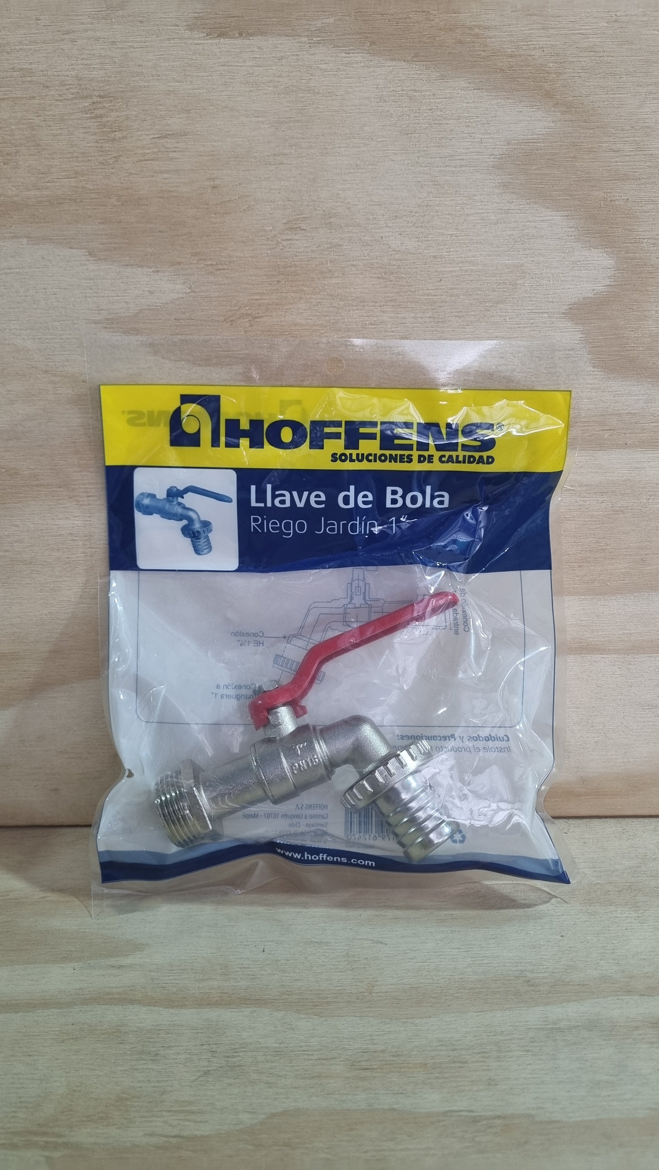 Llave De Bola 1" Riego jardín