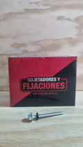 Tornillos hexagonales punta lanza techo 10 x 2½ - 100 piezas