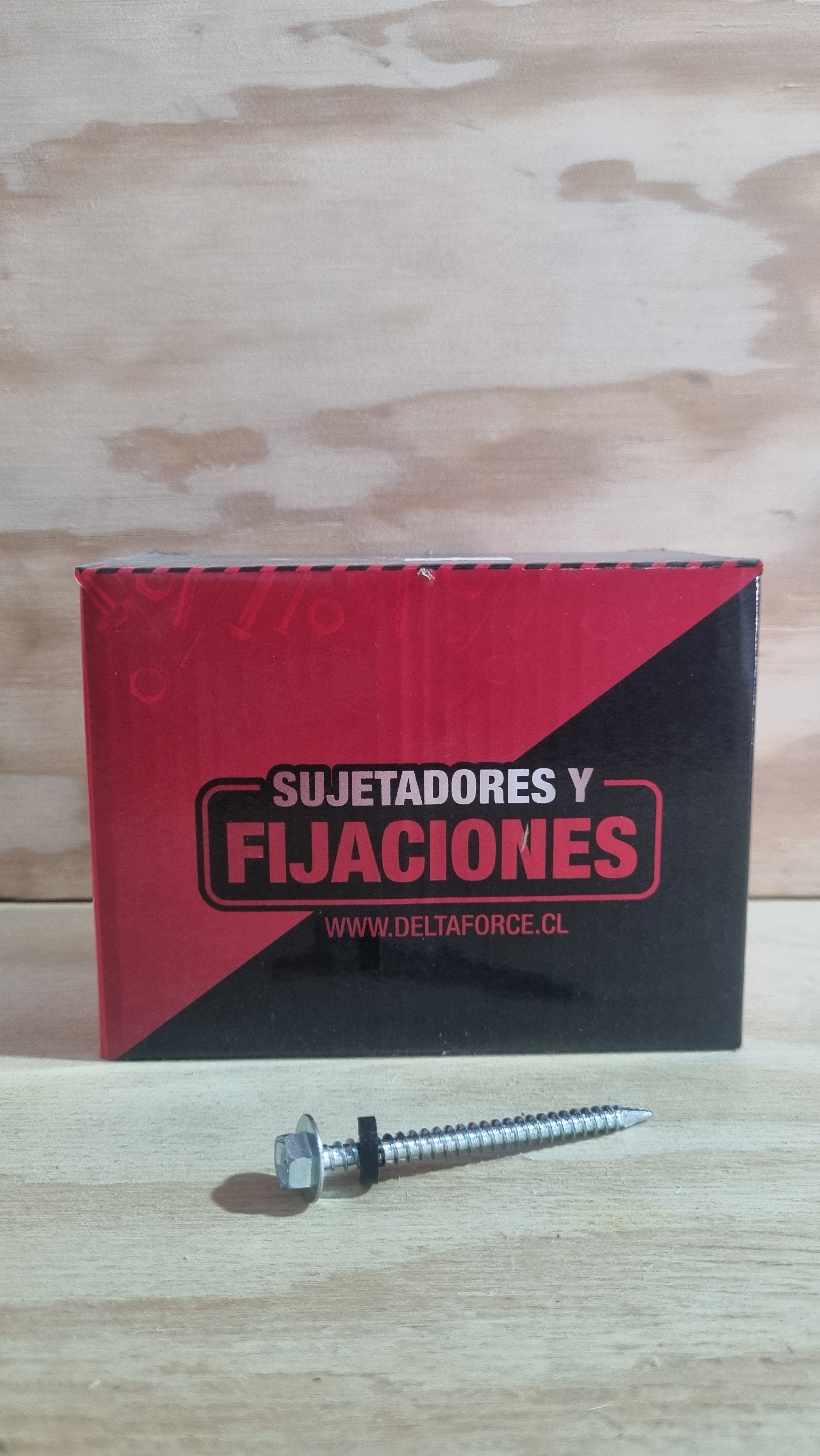 Tornillos hexagonales punta lanza techo 10 x 2½ - 100 piezas