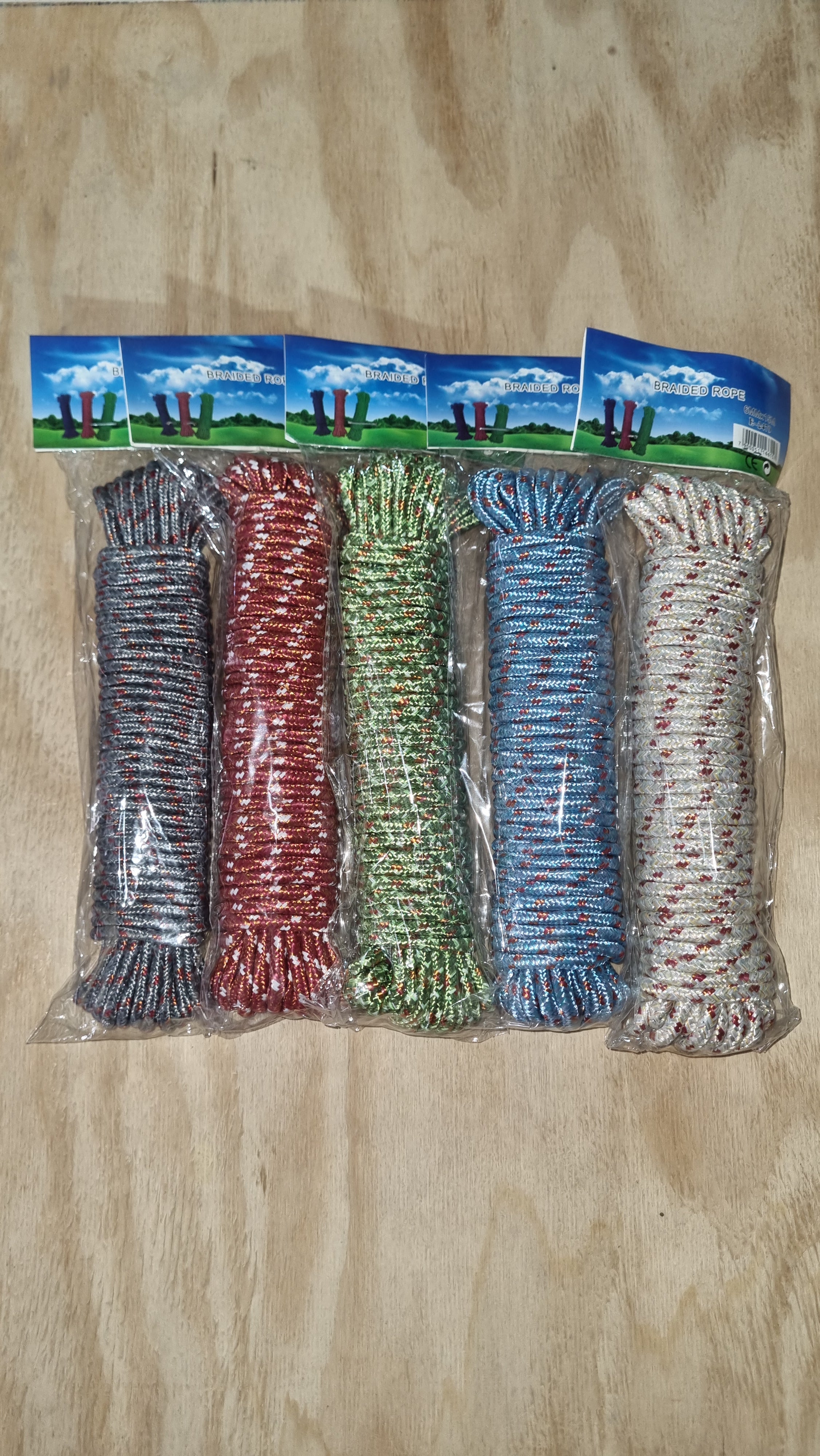 Cuerda Trenzada 6mm x 15m - 1 Unidad