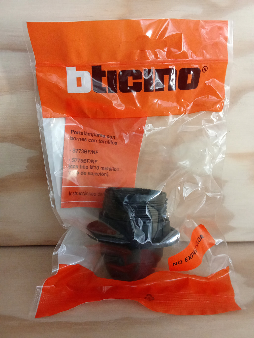 Soquete Portalámparas Tornillo  Negro - 250V