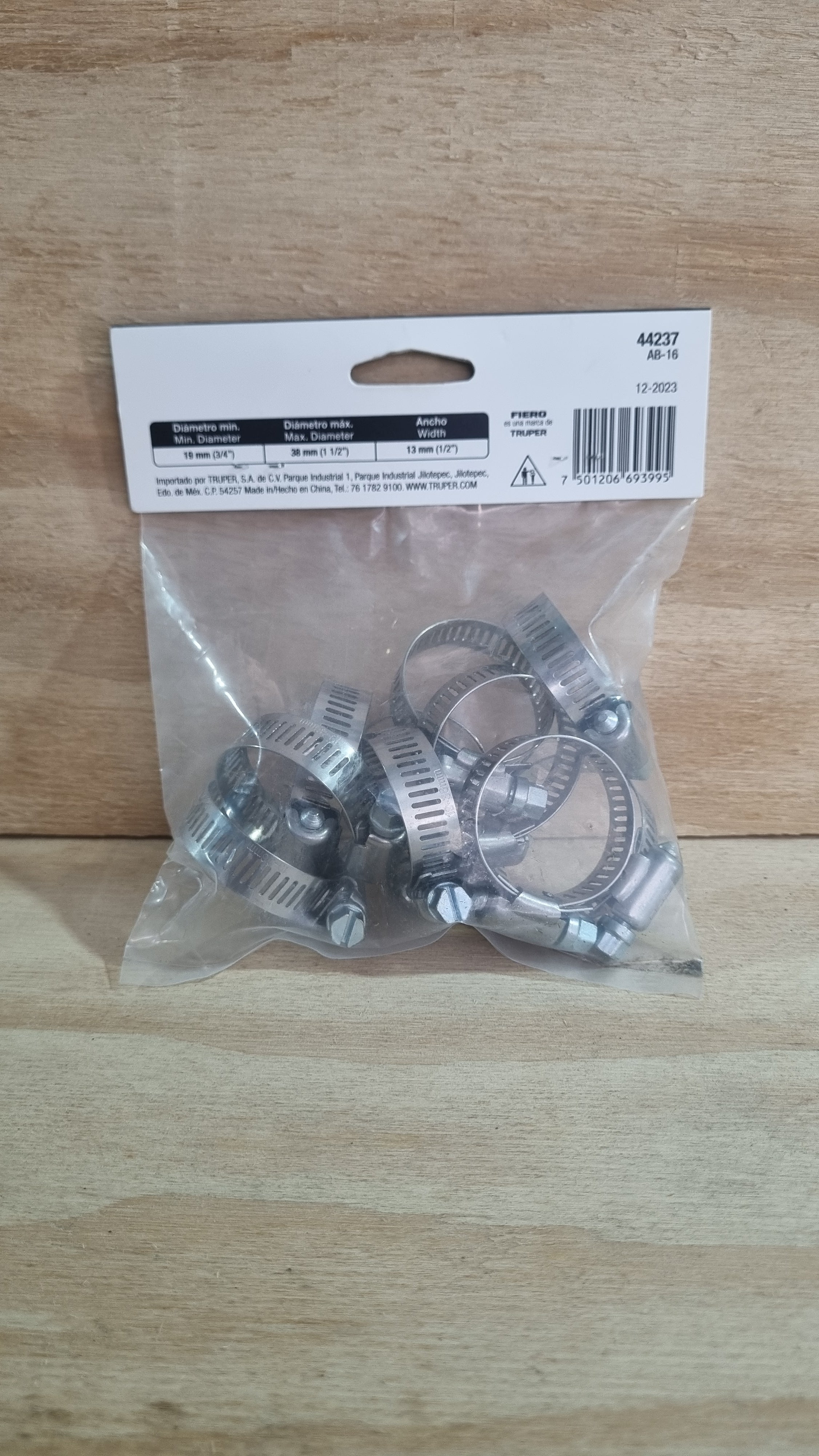 Abrazaderas de acero inoxidable 10 piezas