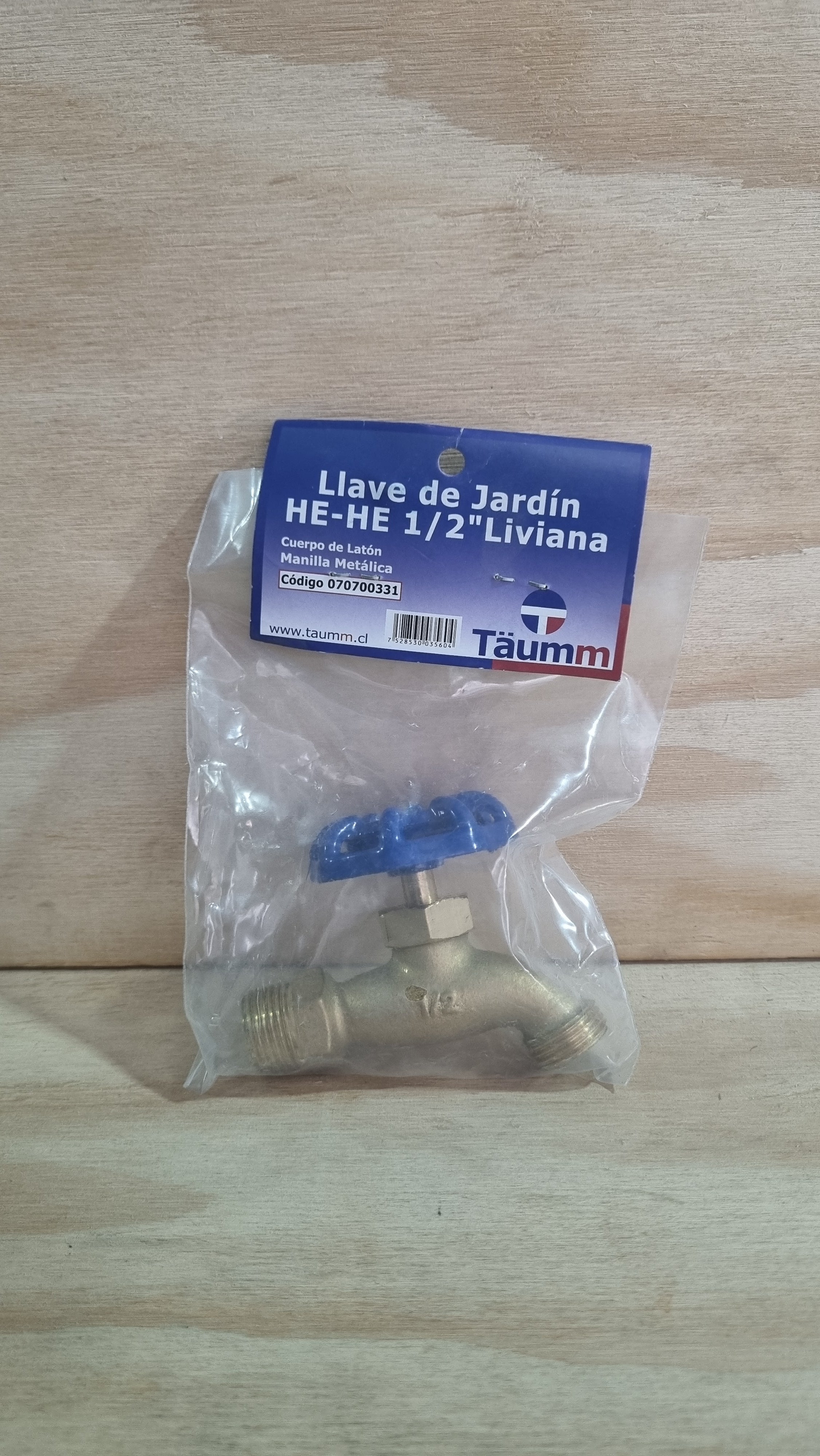 Llave De Jardín He-He 1/2" Liviana