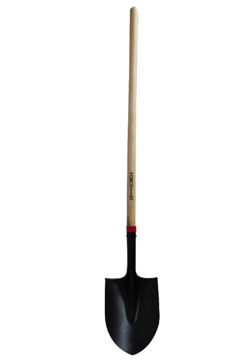 Pala Punta Redonda Con Mango Largo Force