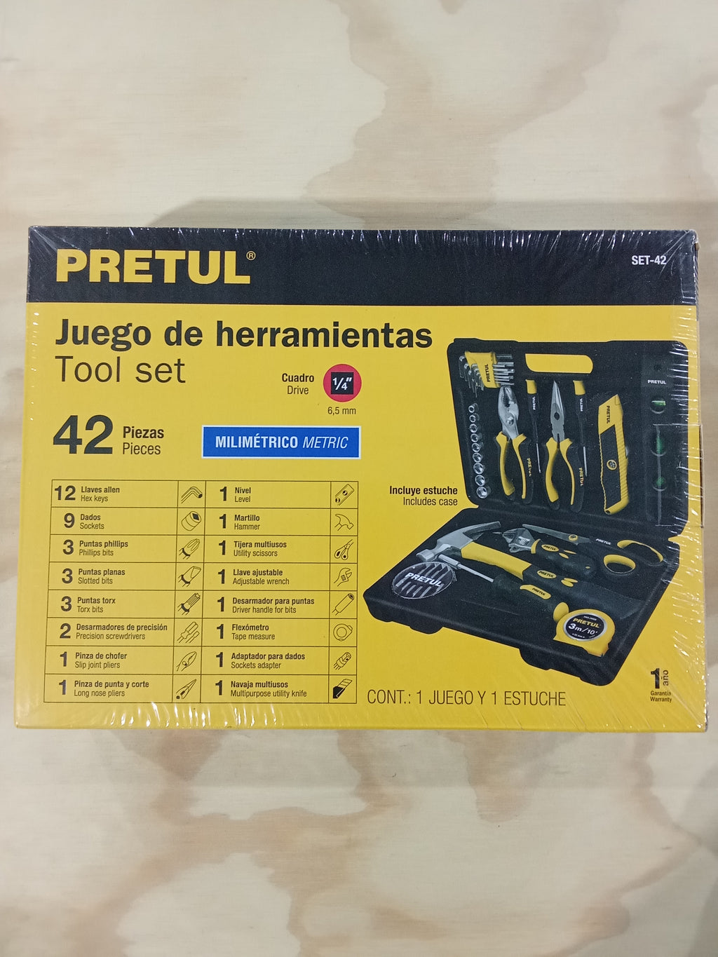 Set Herramientas 42Pcs - Pretul
