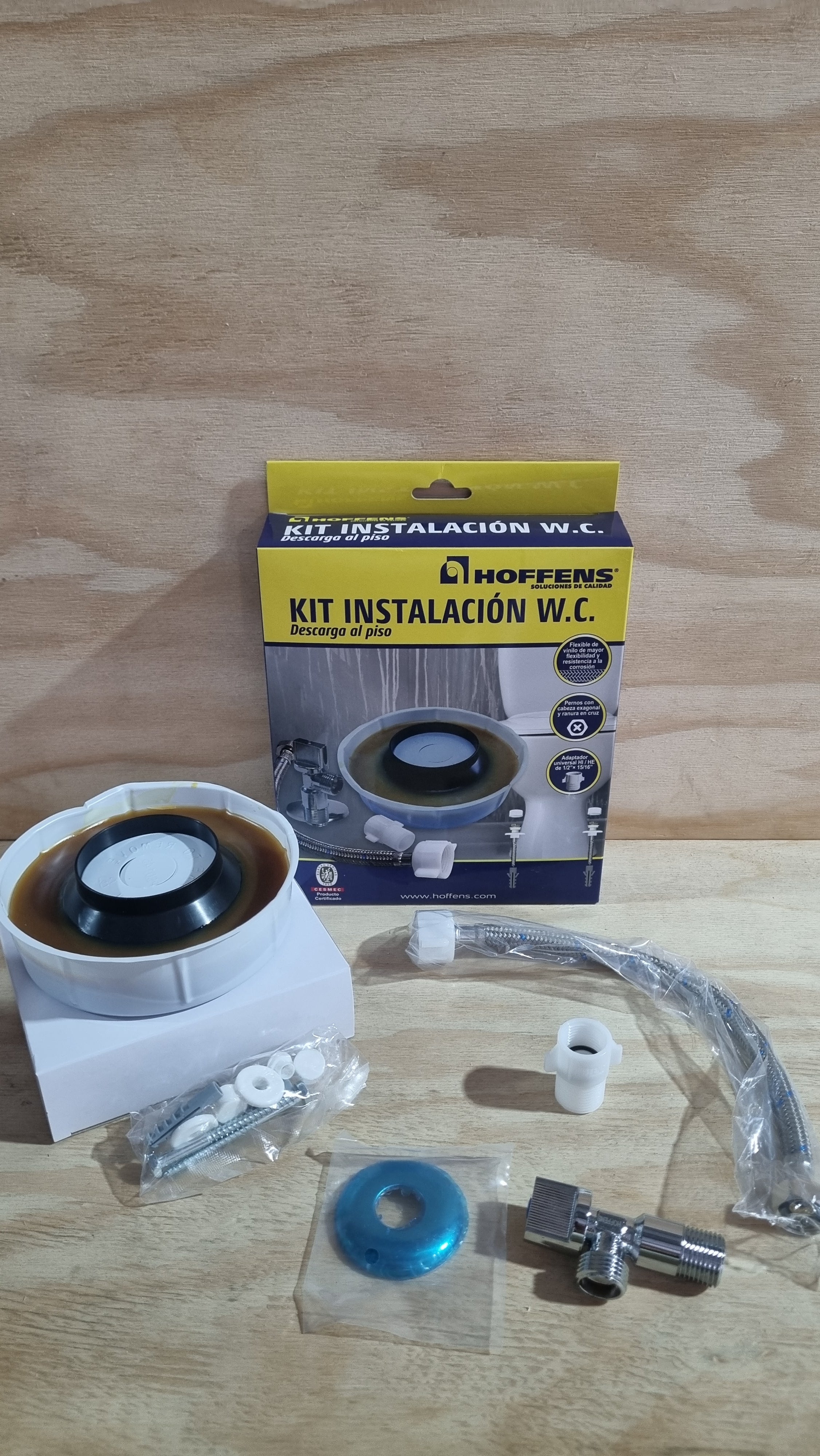 Kit De Instalación W.C. Descarga Al Piso