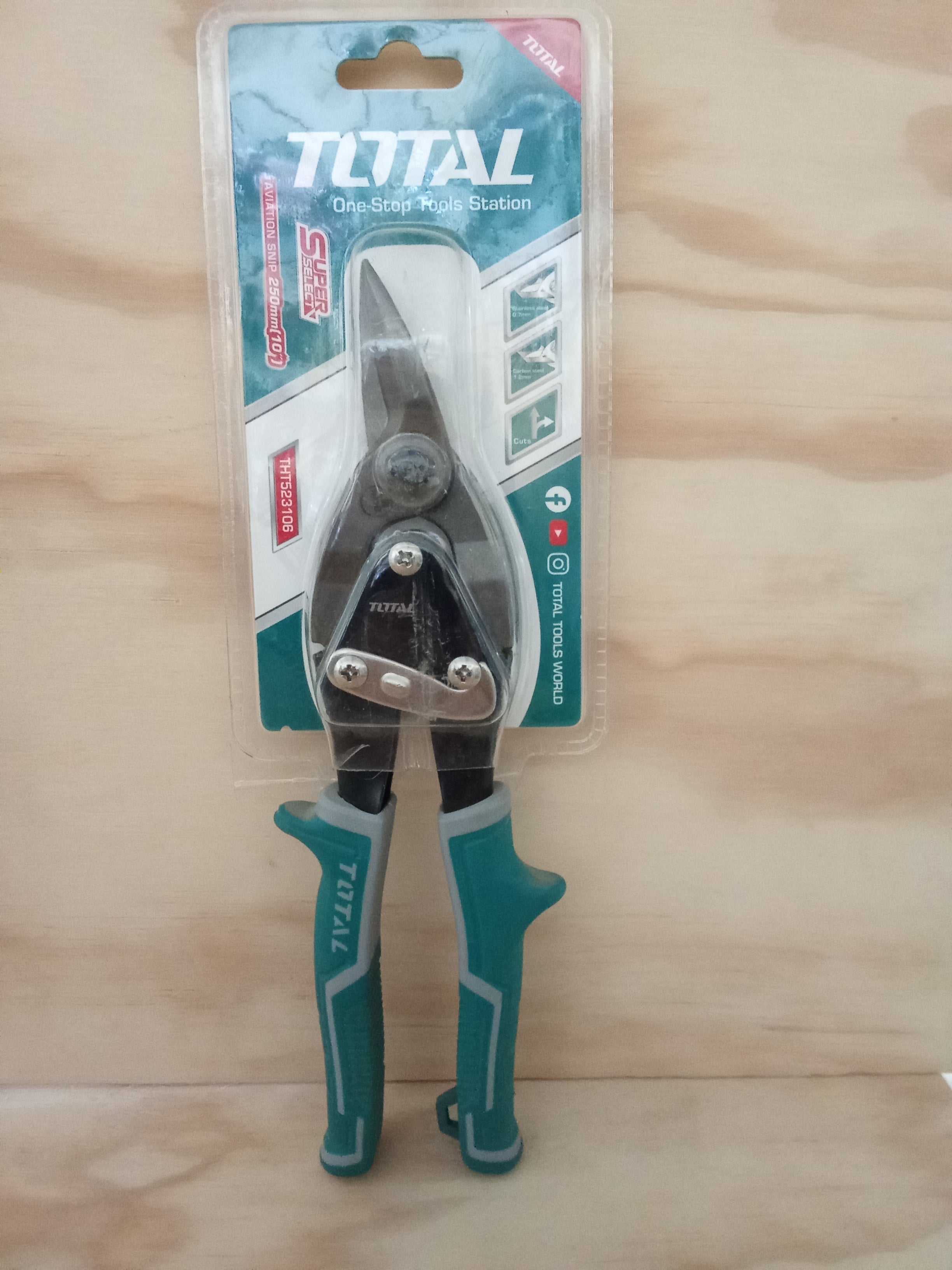 Tijera Hojalatera 10" Corte Derecho