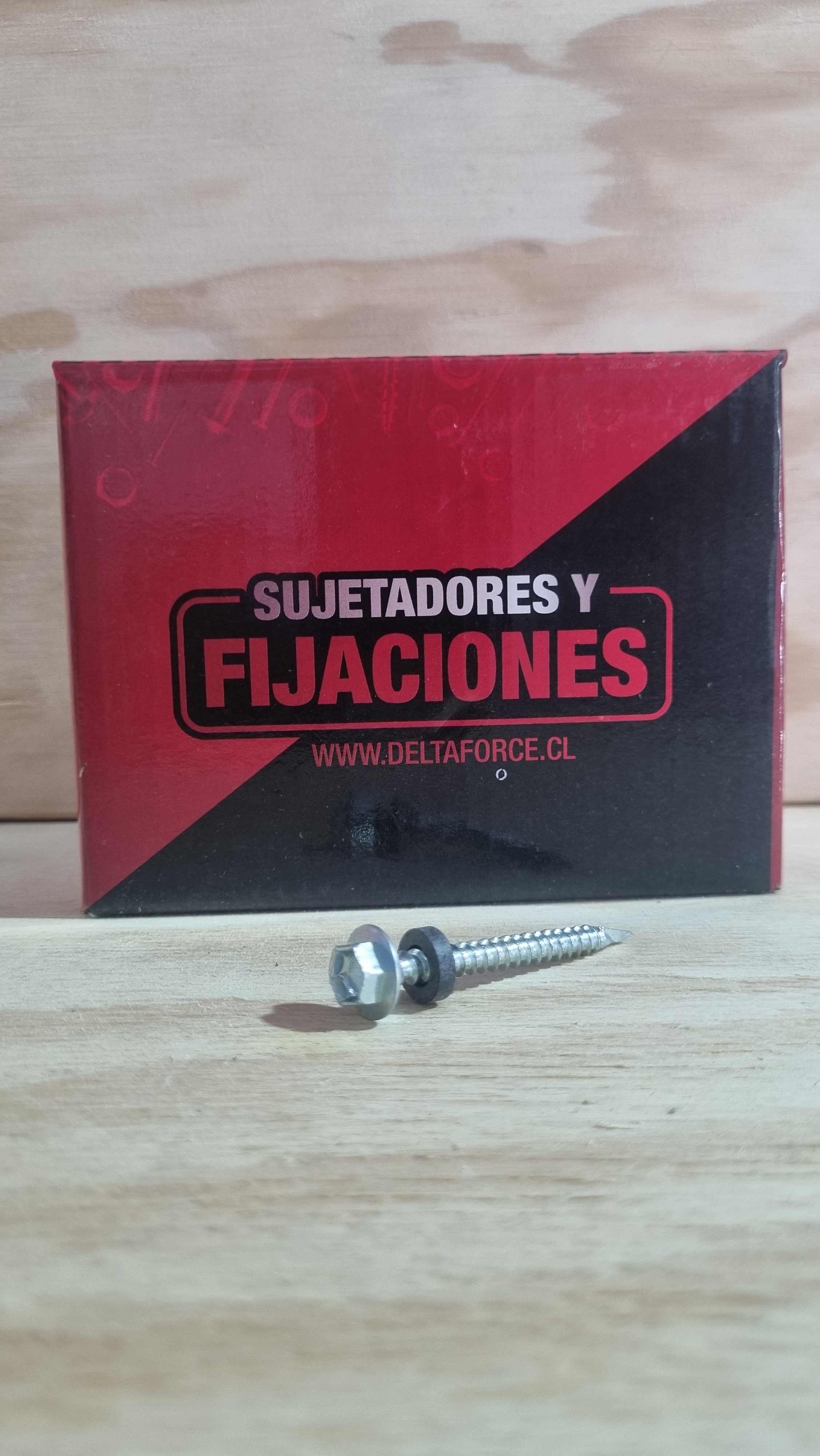 Tornillos hexagonales punta lanza techo 10 x 2" - 100 piezas