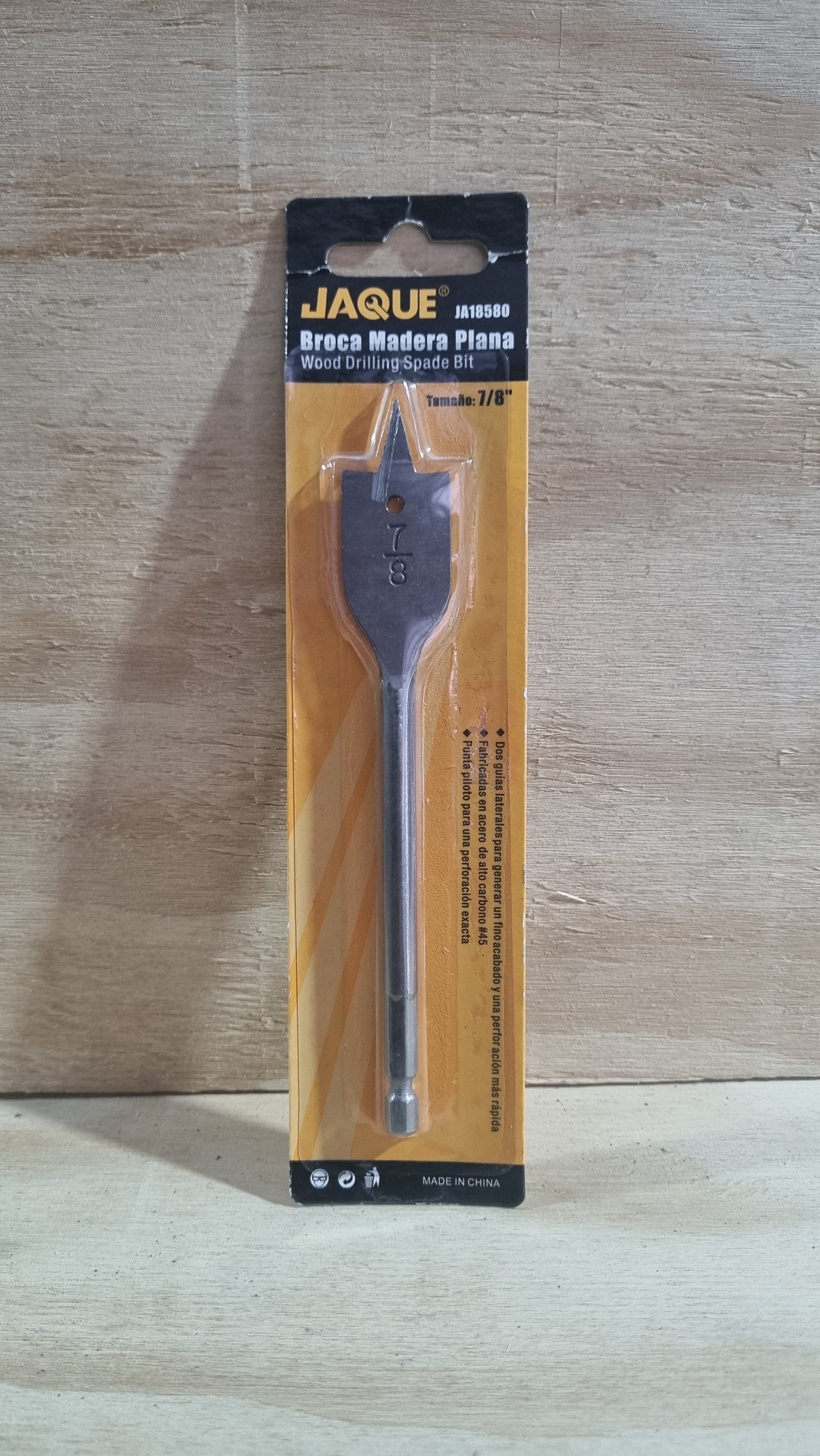 Broca madera plana 7/8"