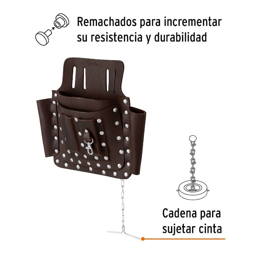 Porta Herramientas 8 compartimientos -