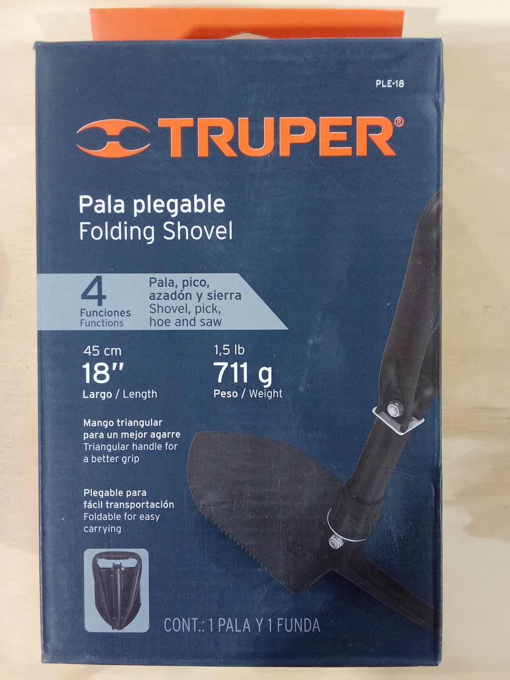 Pala Plegable 18" - Truper
