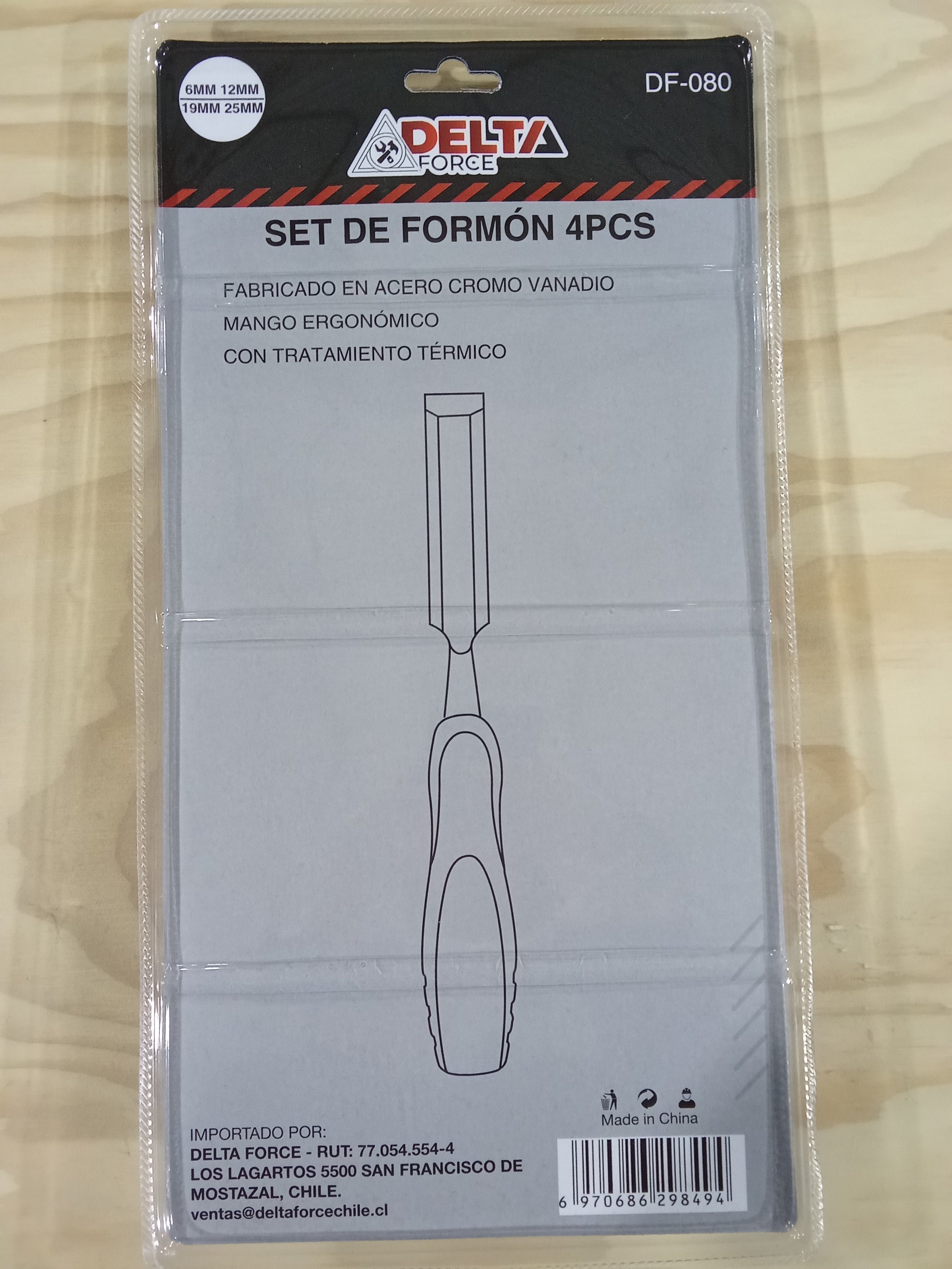Set De Formon 4pcs (6mm,12mm,19mm,25mm) Delta Force