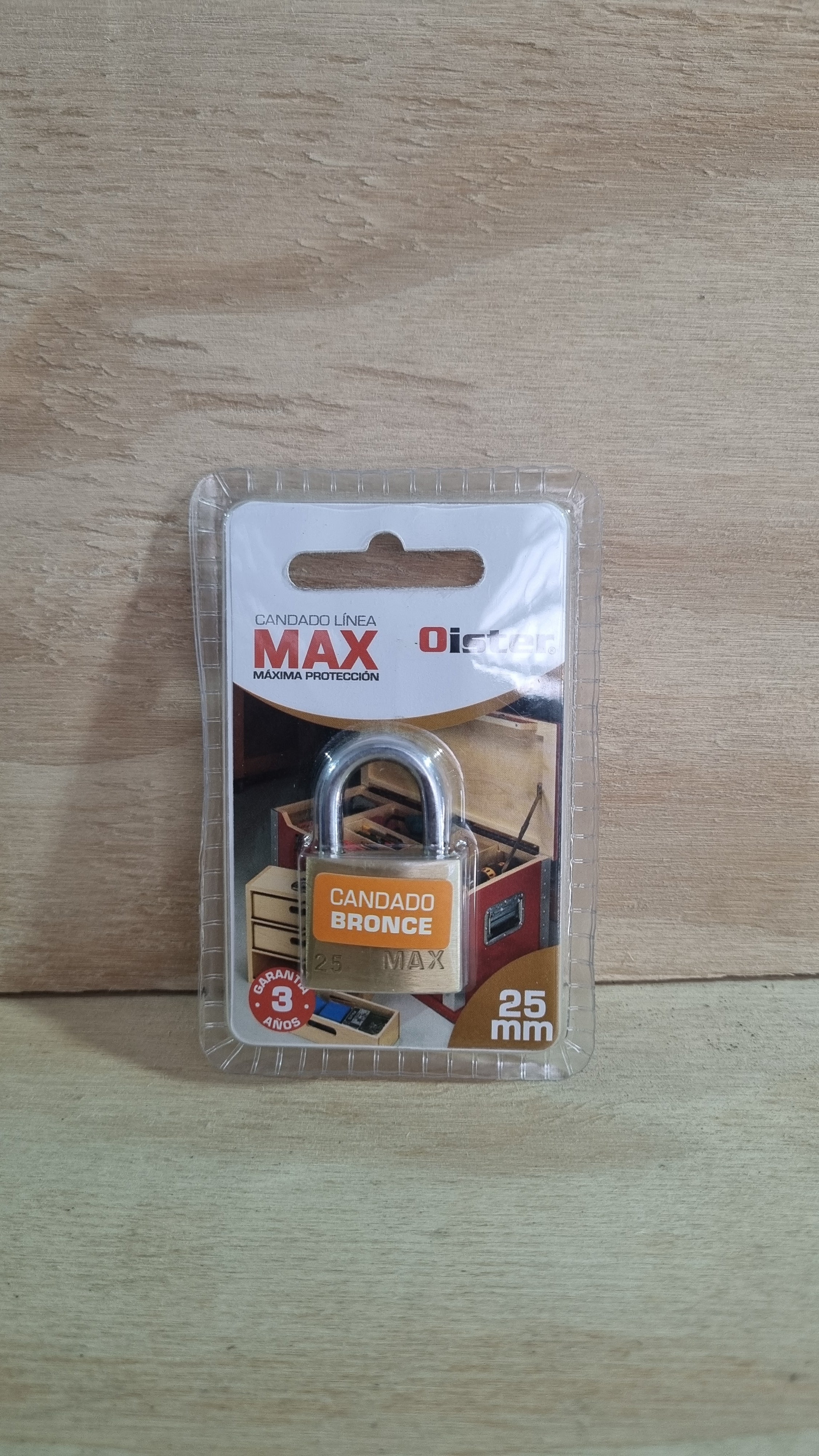 Candado bronce max 25mm