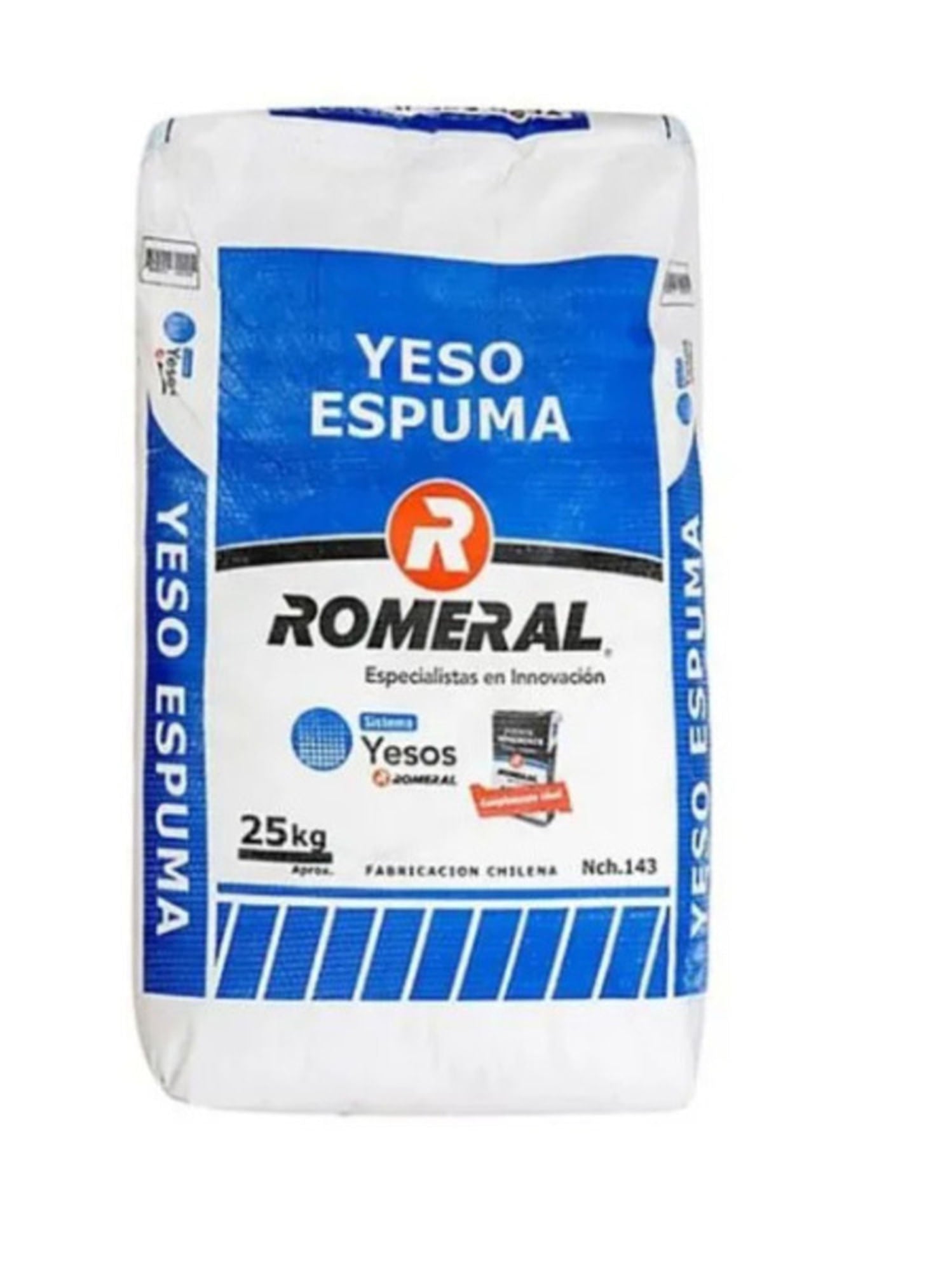 Yeso Espuma 25 Kg Romeral