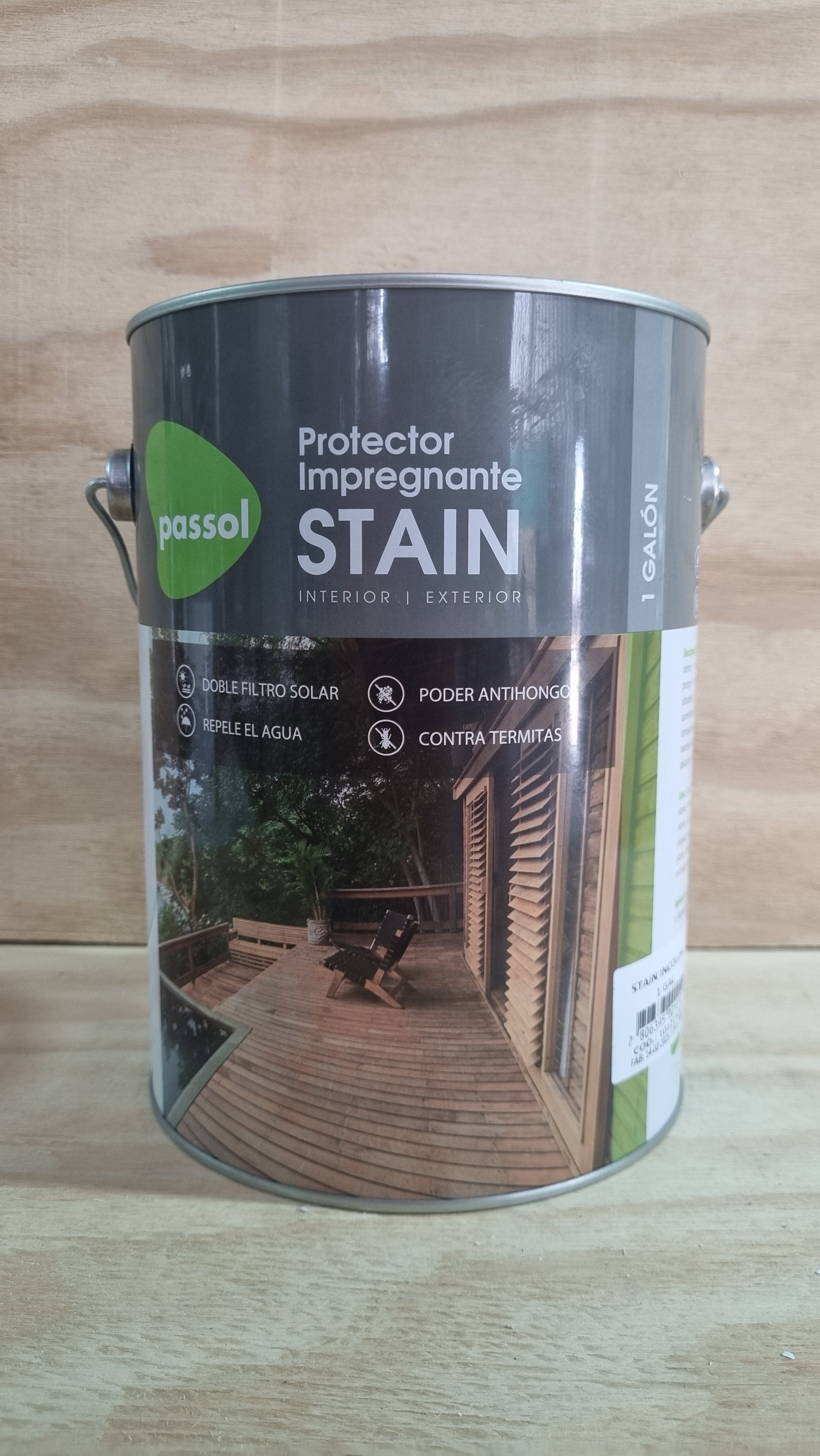 Protector Stain incoloro - 1 Galón