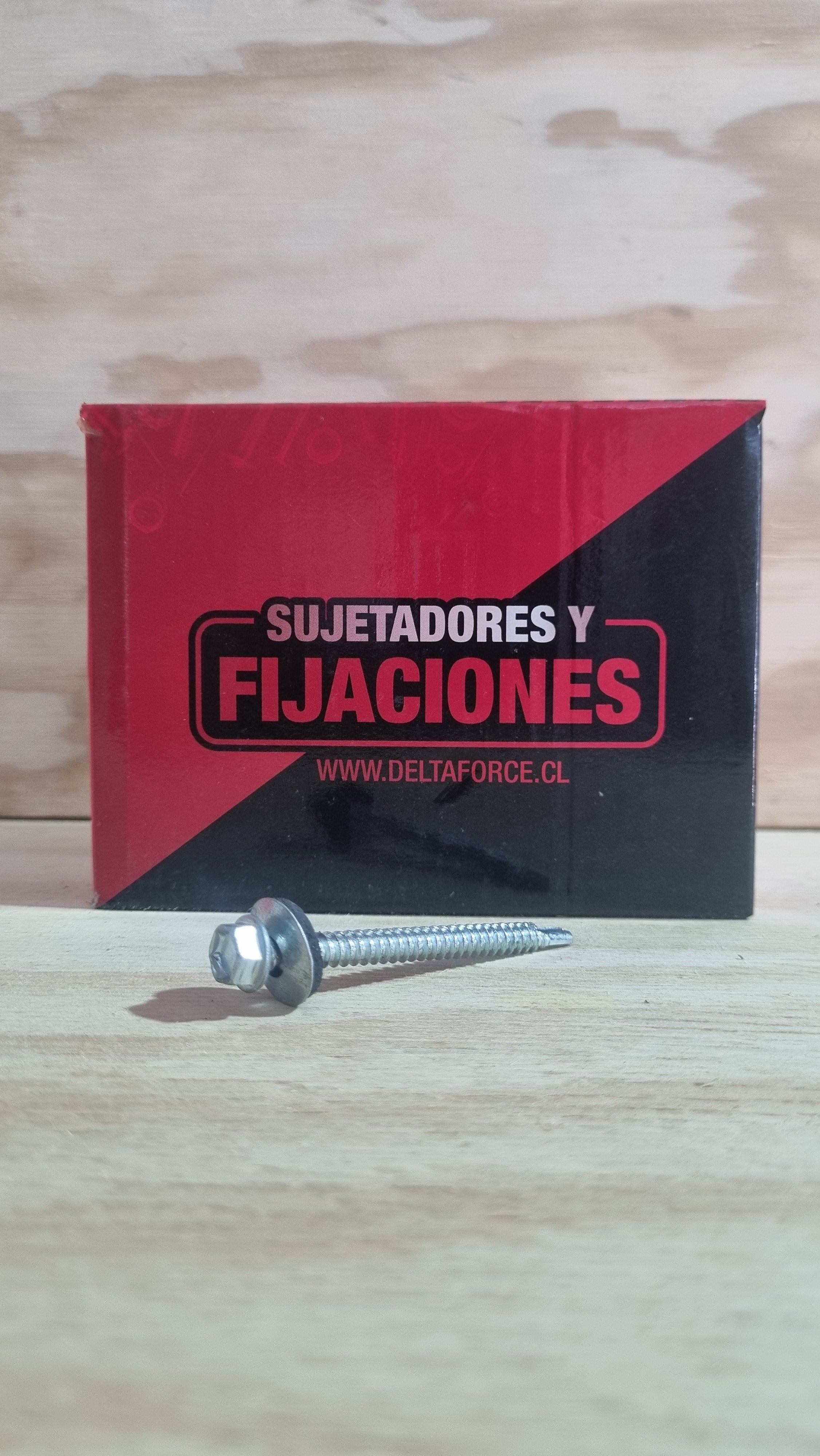 Tornillos hexagonales punta broca   12 x 2½ - 100 piezas
