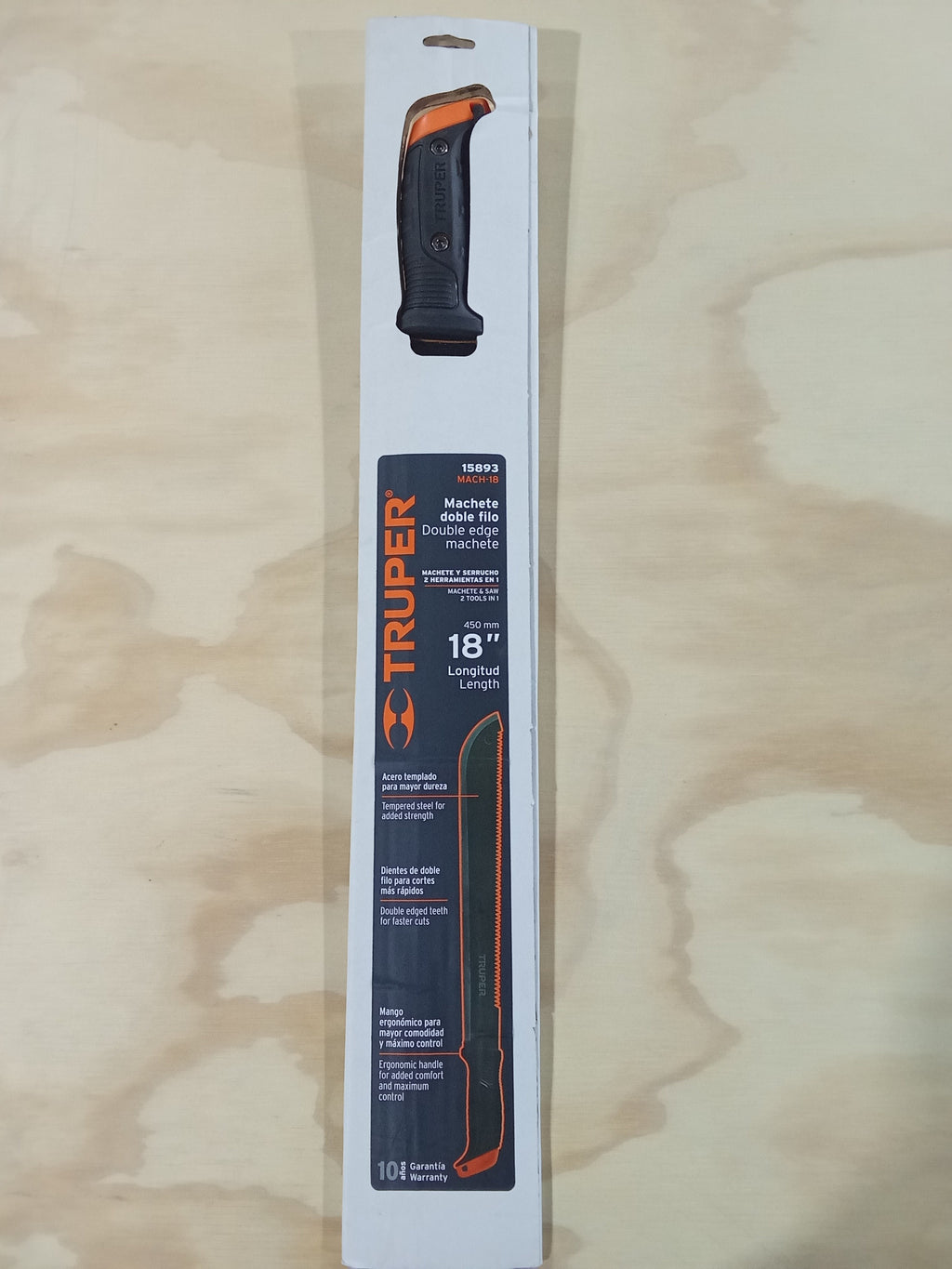 Machete 18" Doble Filo - Truper