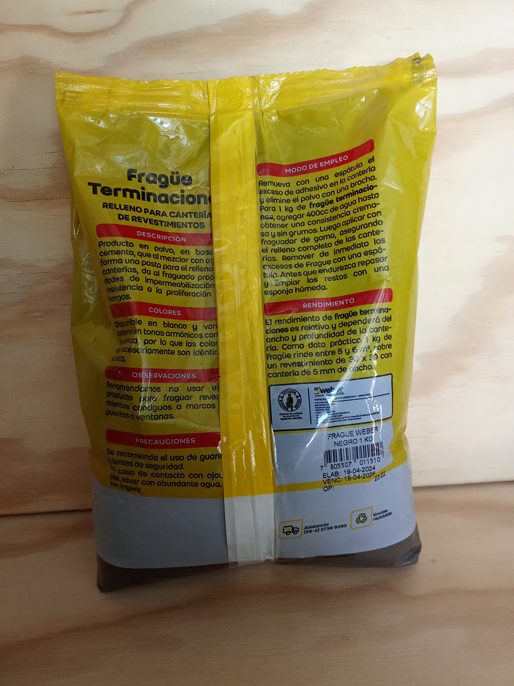 Fragüe Weber - Negro 1 Kilo