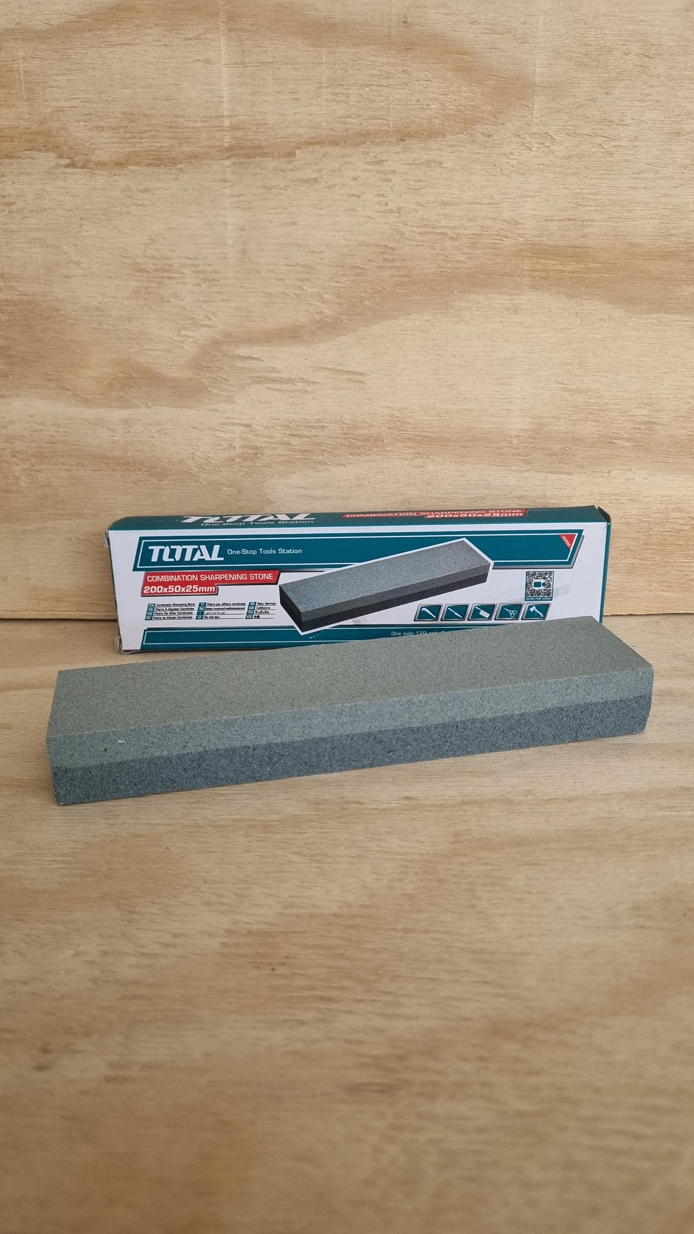 Piedra De Afilar Combinada 200 x 50 x 25mm