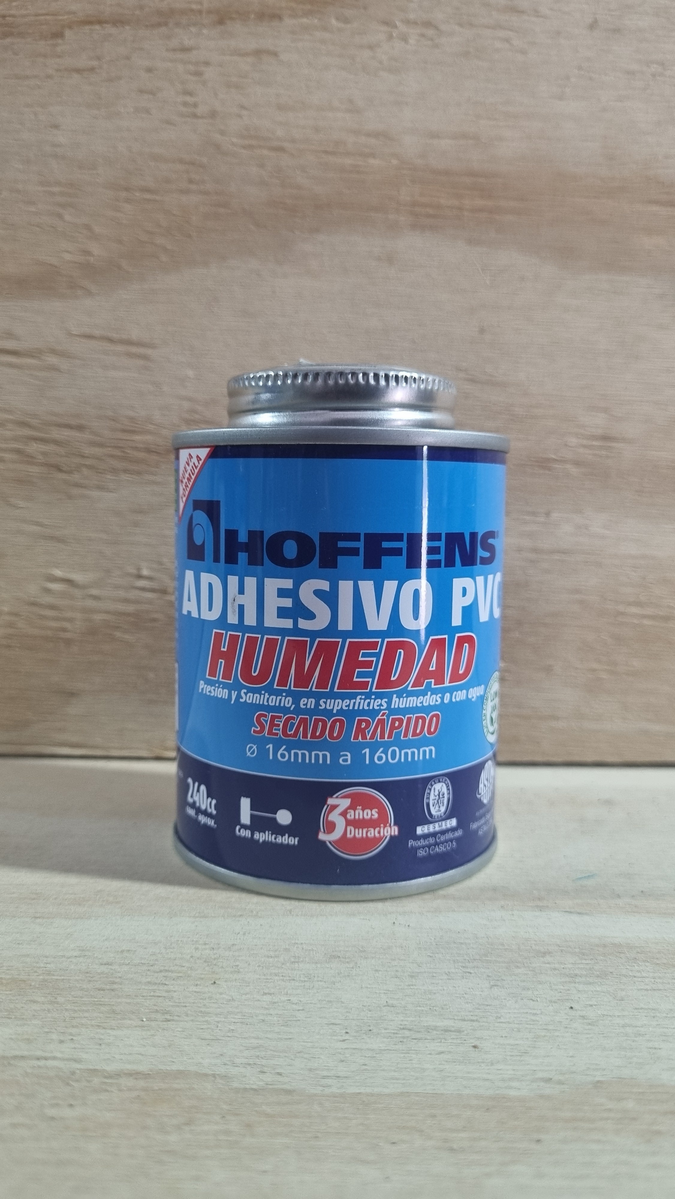 Adhesivo PVC 240cc Azul
