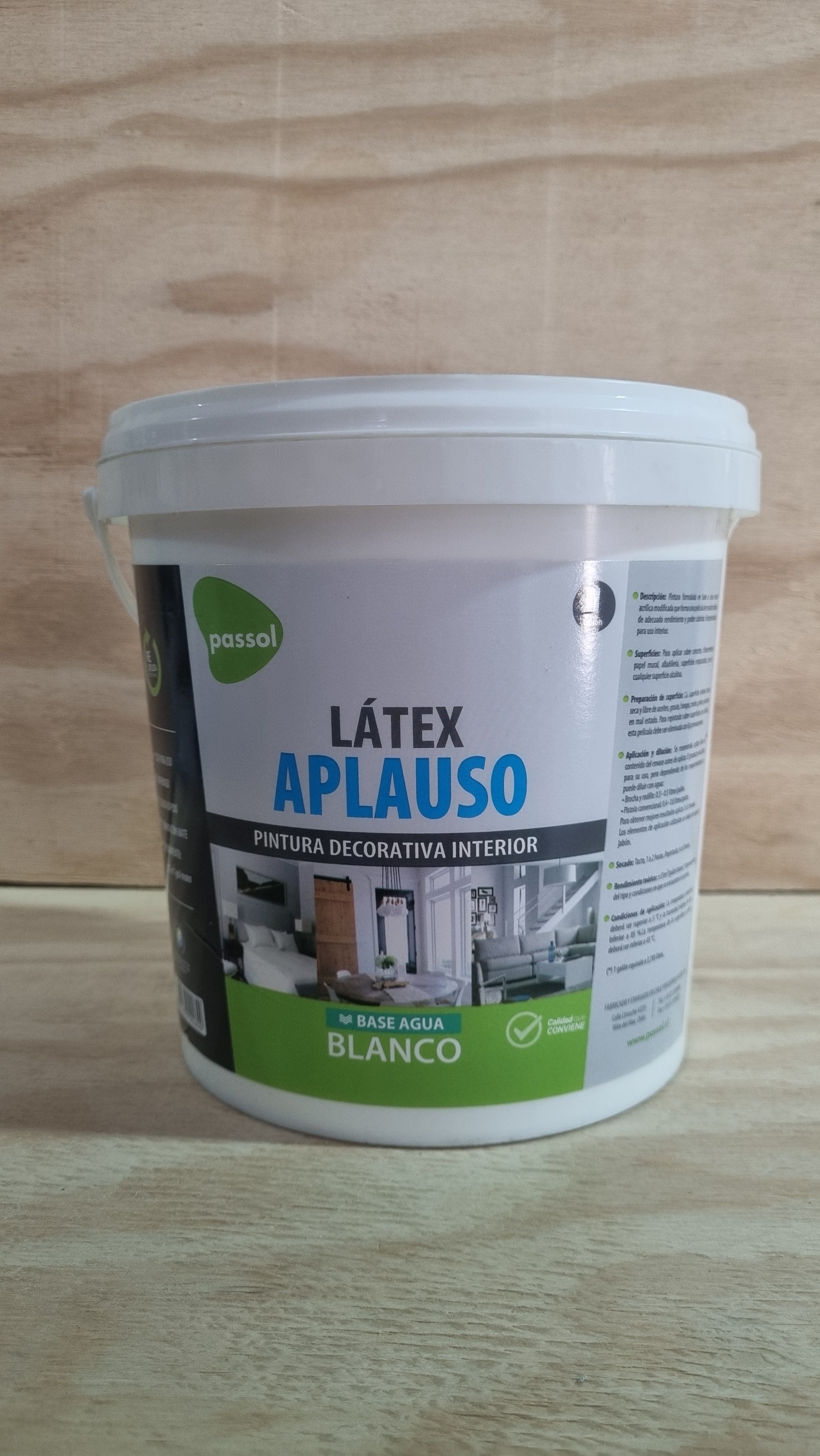 Látex Aplauso Blanco - 1 Galón